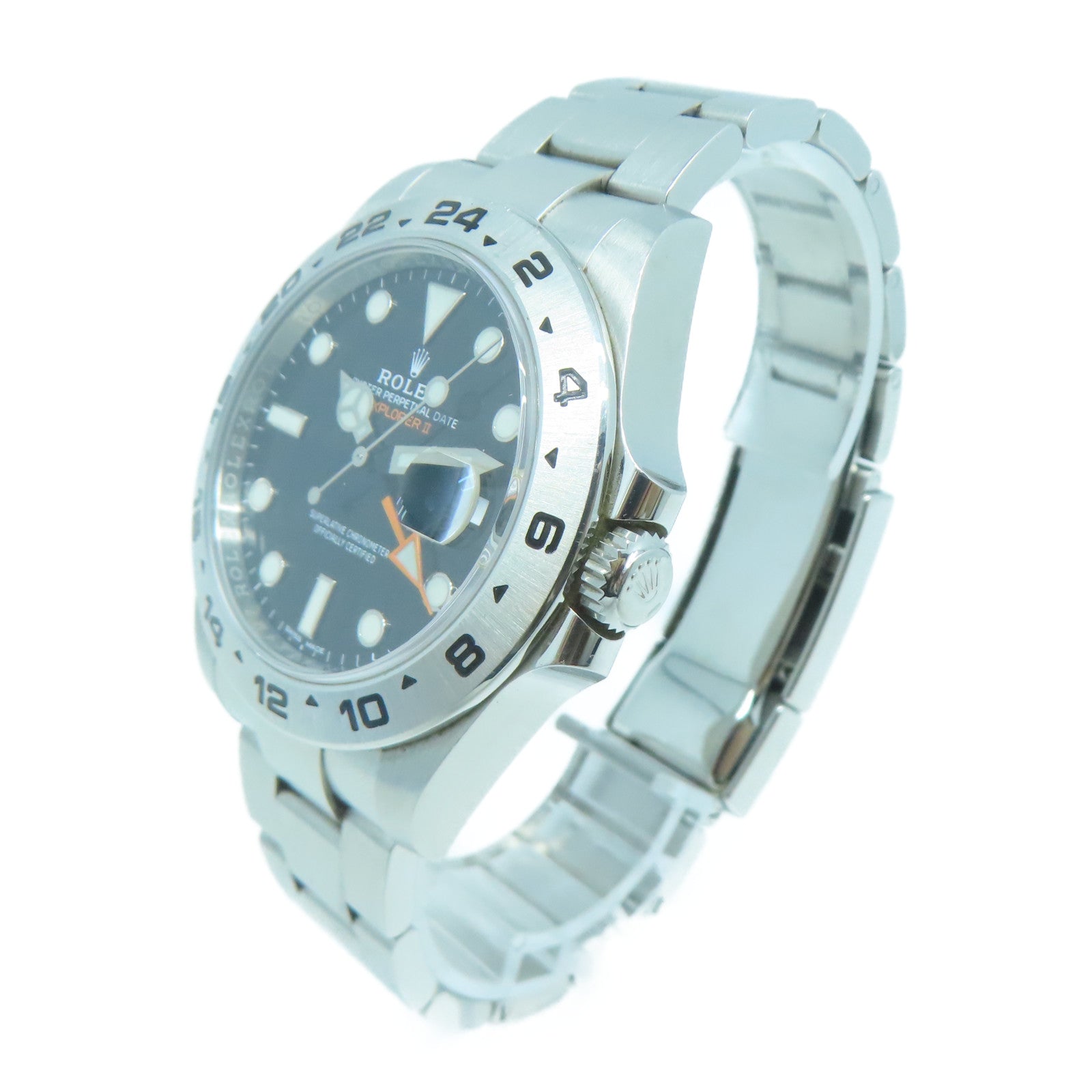 ROLEX 不鏽鋼Explorer II 42mm手錶自動機芯黑色