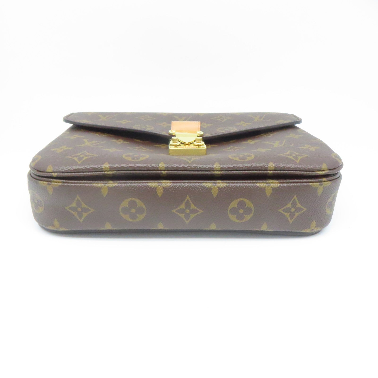 LOUIS VUITTON Monogram Pochette Metis金扣手挽肩背两用袋啡色