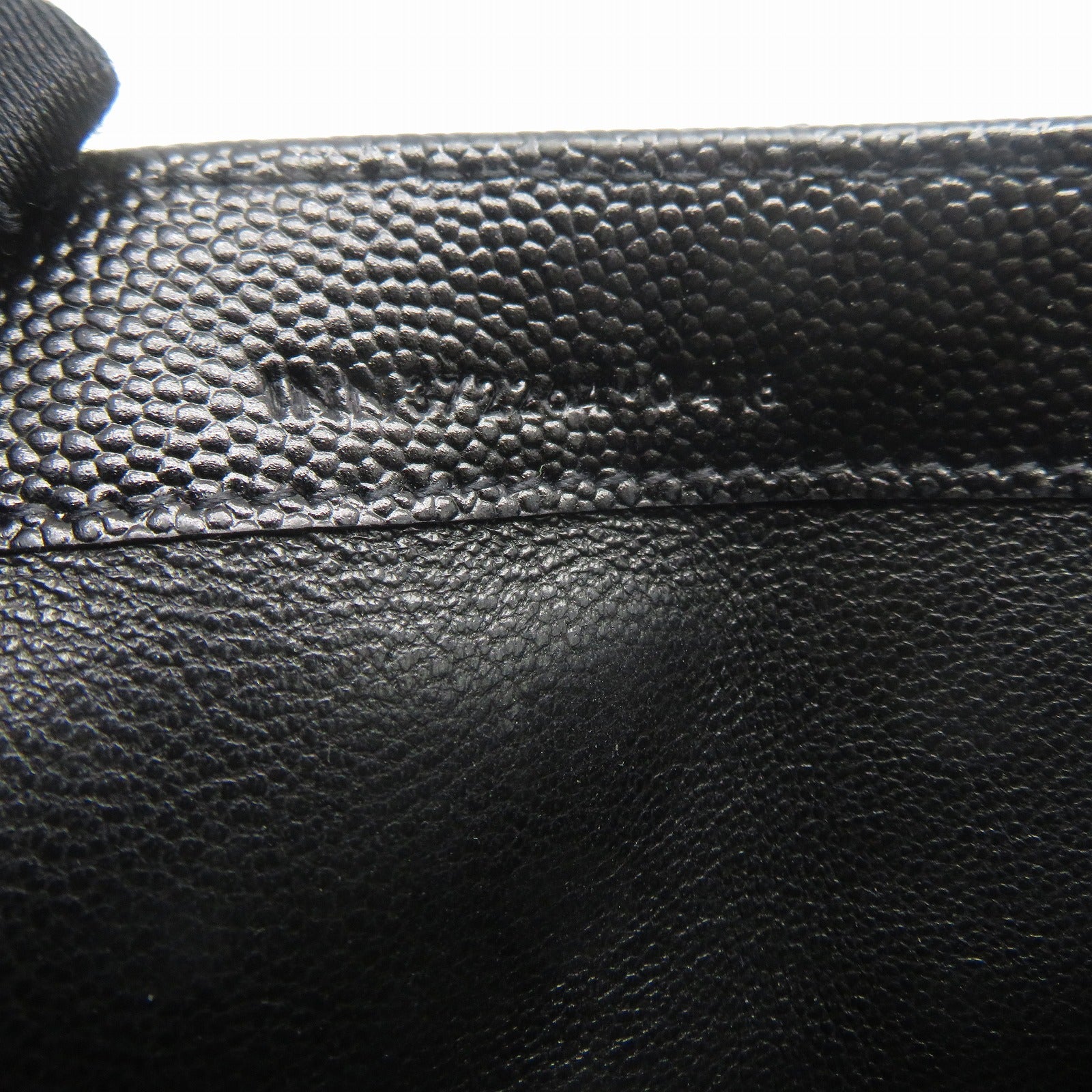 SAINT LAURENT 牛皮皮革Long Wallet金扣長錢包黑色
