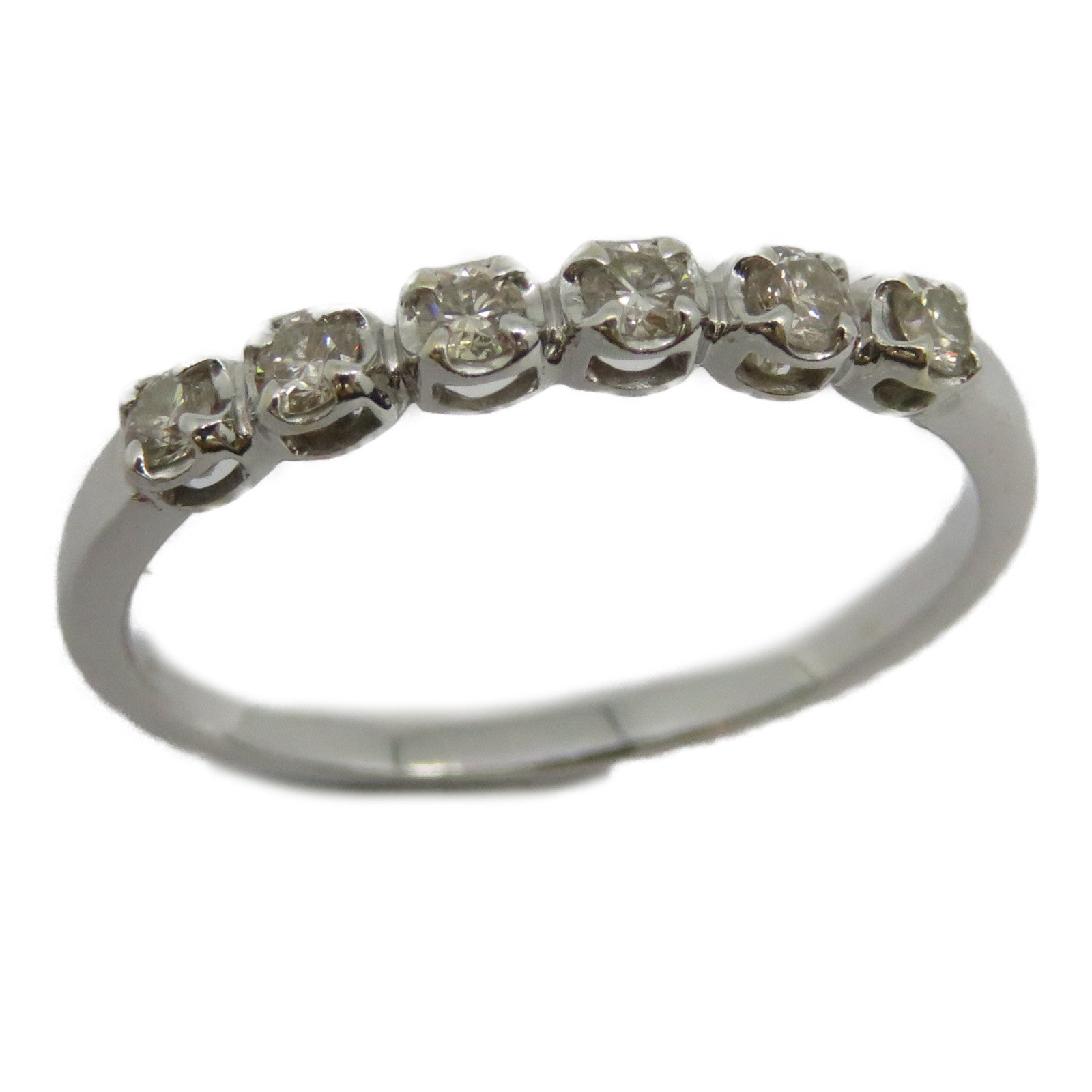JEWELRY 18K白金Diamond Ring钻石戒指US#6