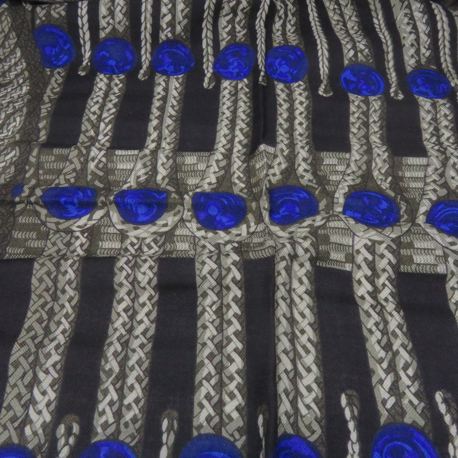 HERMES Cashmere/丝质Scarf围巾黑色