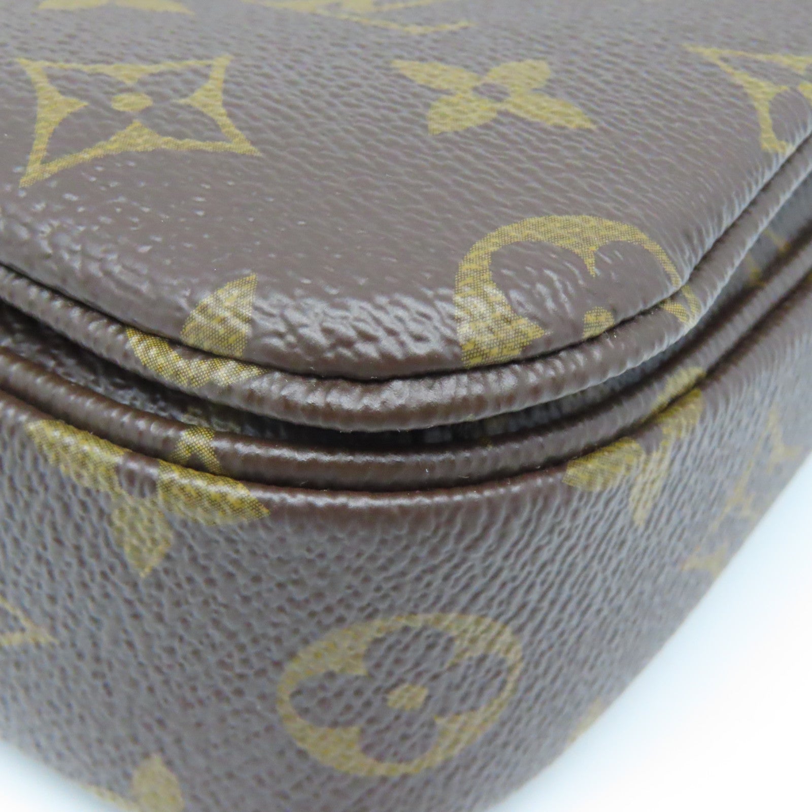 LOUIS VUITTON Monogram Pochette Metis金扣手挽肩背两用袋啡色