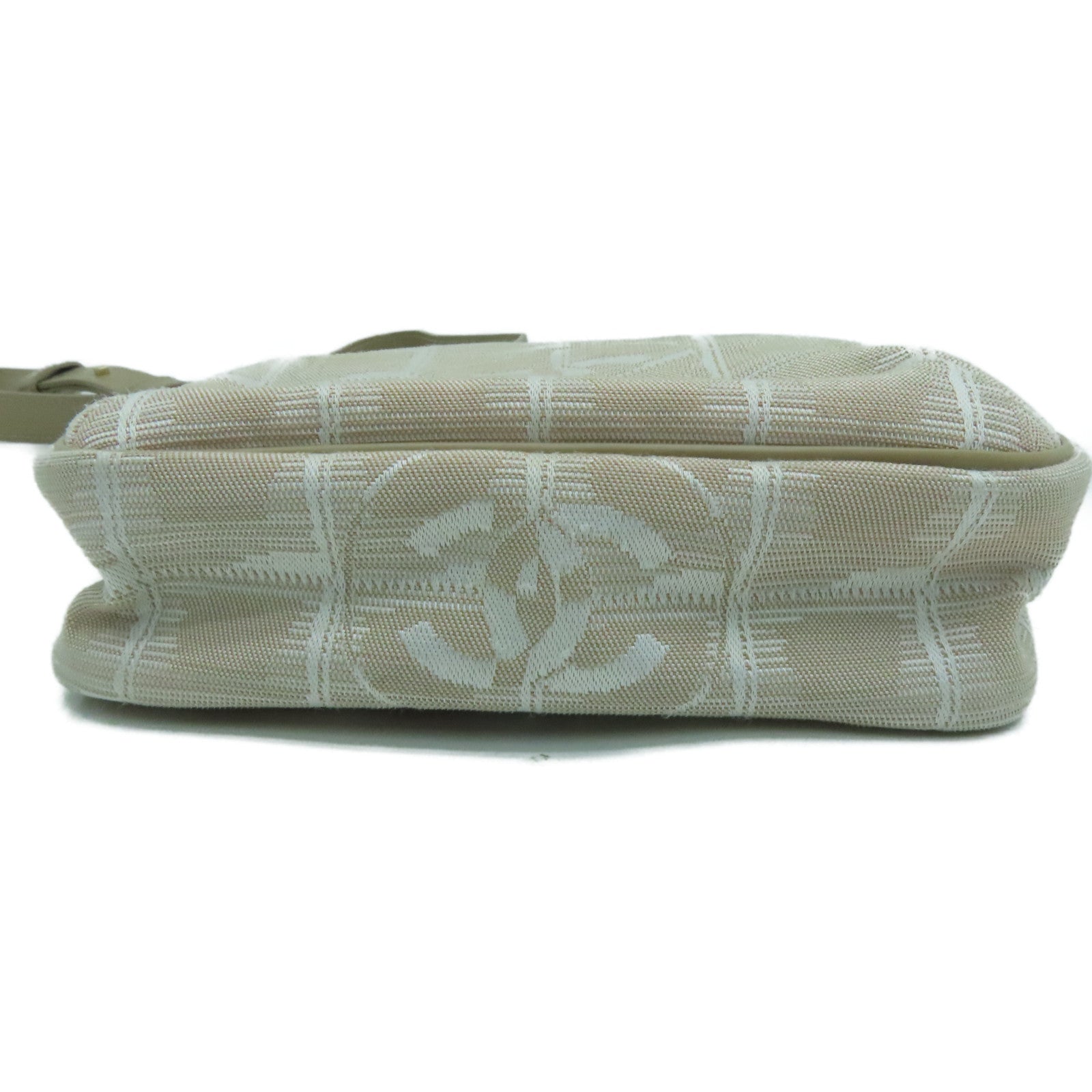 CHANEL 【激減優惠】帆布Shoulder Bag金扣肩背袋粉紅色