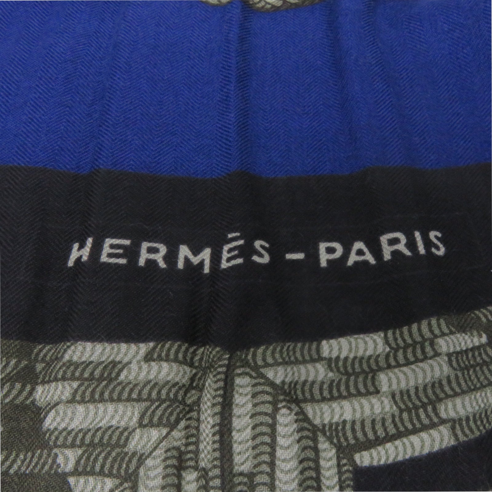 HERMES Cashmere/丝质Scarf围巾黑色