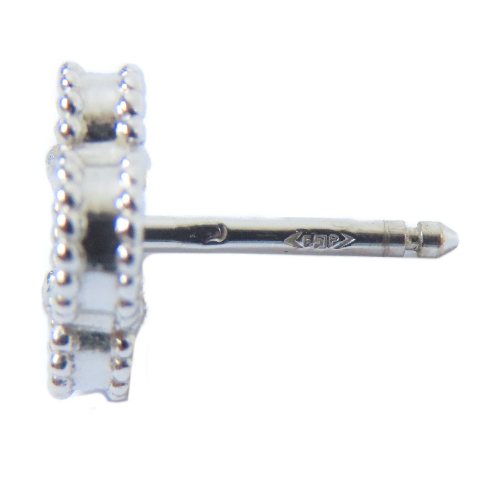Van Cleef & Arpels 18K白金Sweet Alhambra Earrings耳環