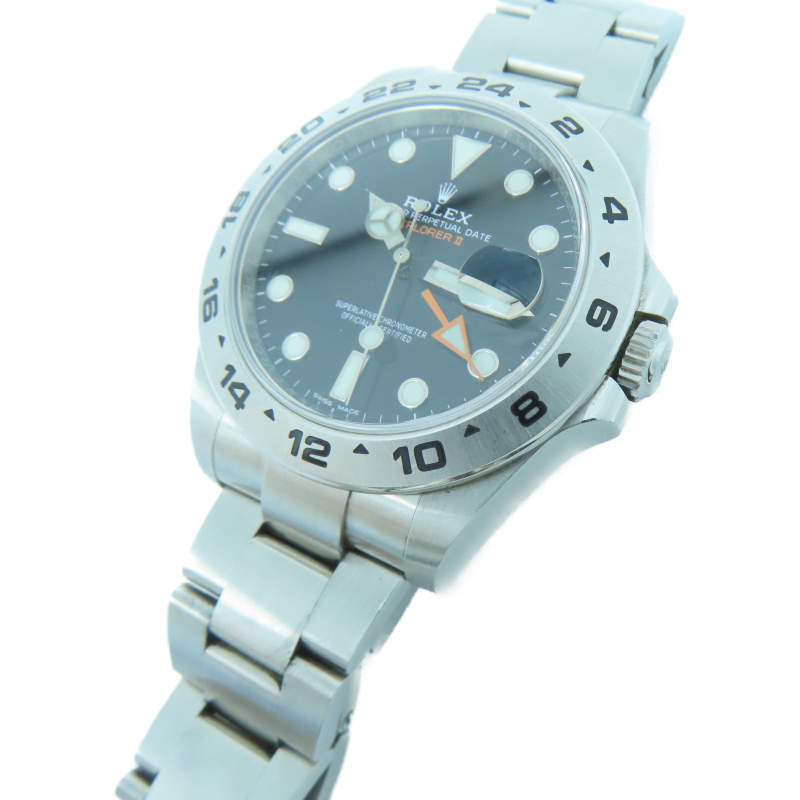 ROLEX 不鏽鋼Explorer II 42mm手錶自動機芯黑色