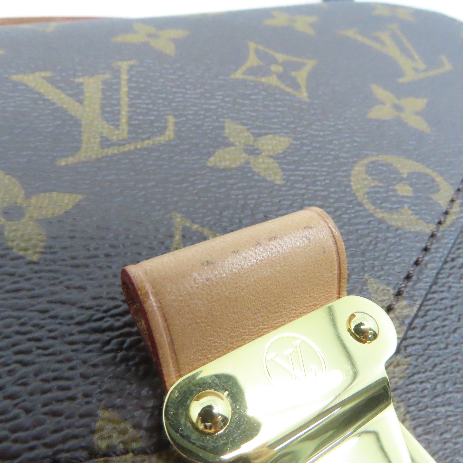 LOUIS VUITTON Monogram Pochette Metis金扣手挽肩背两用袋啡色
