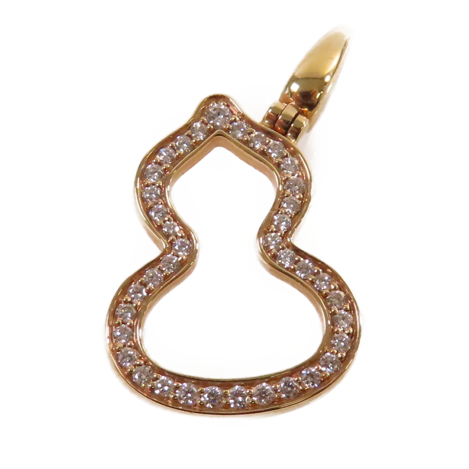 JEWELRY 18K玫瑰金/0.21ct鑽石Qeelin Penden Wulu Pendant Top吊墜頭扣