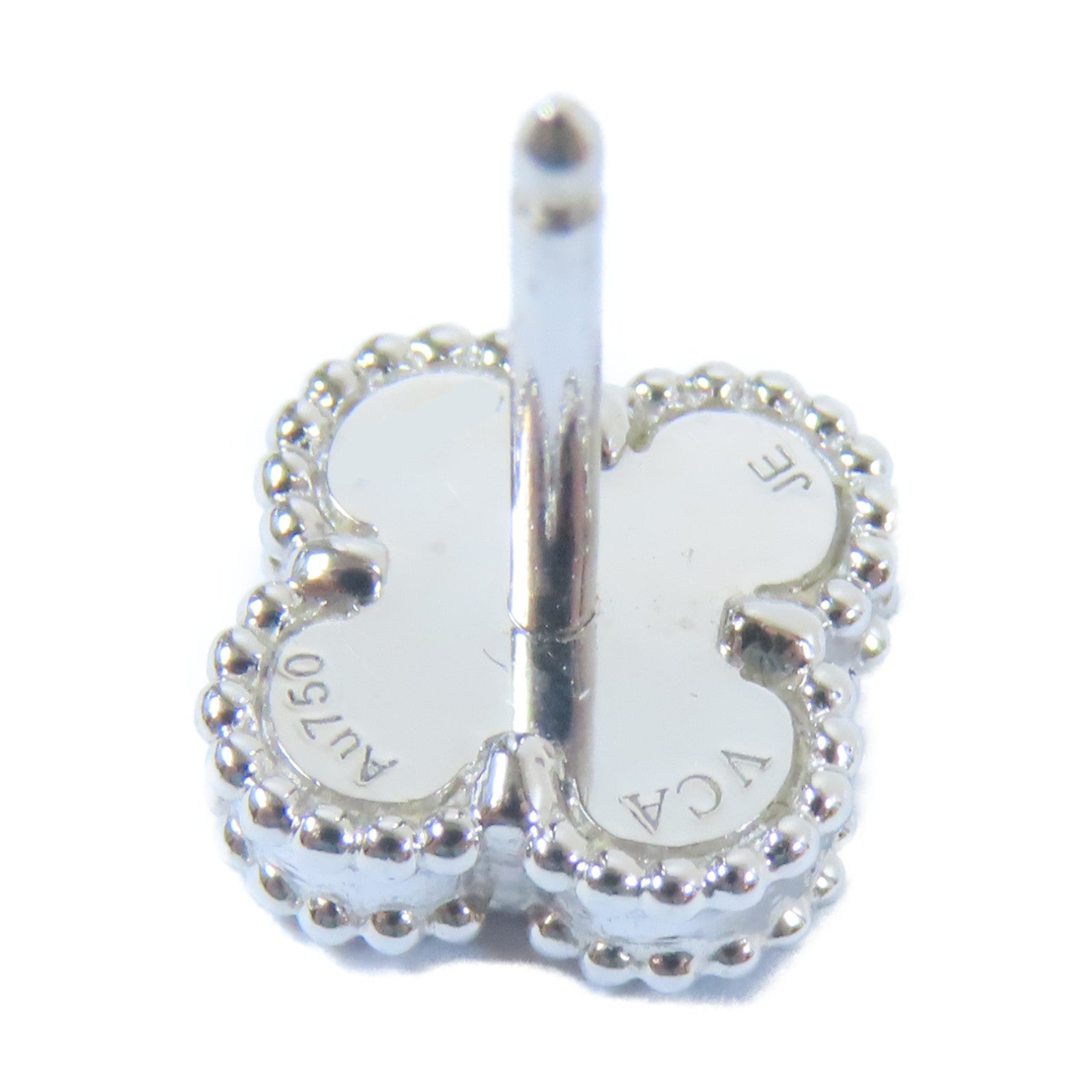 Van Cleef & Arpels 18K白金Sweet Alhambra Earrings耳環