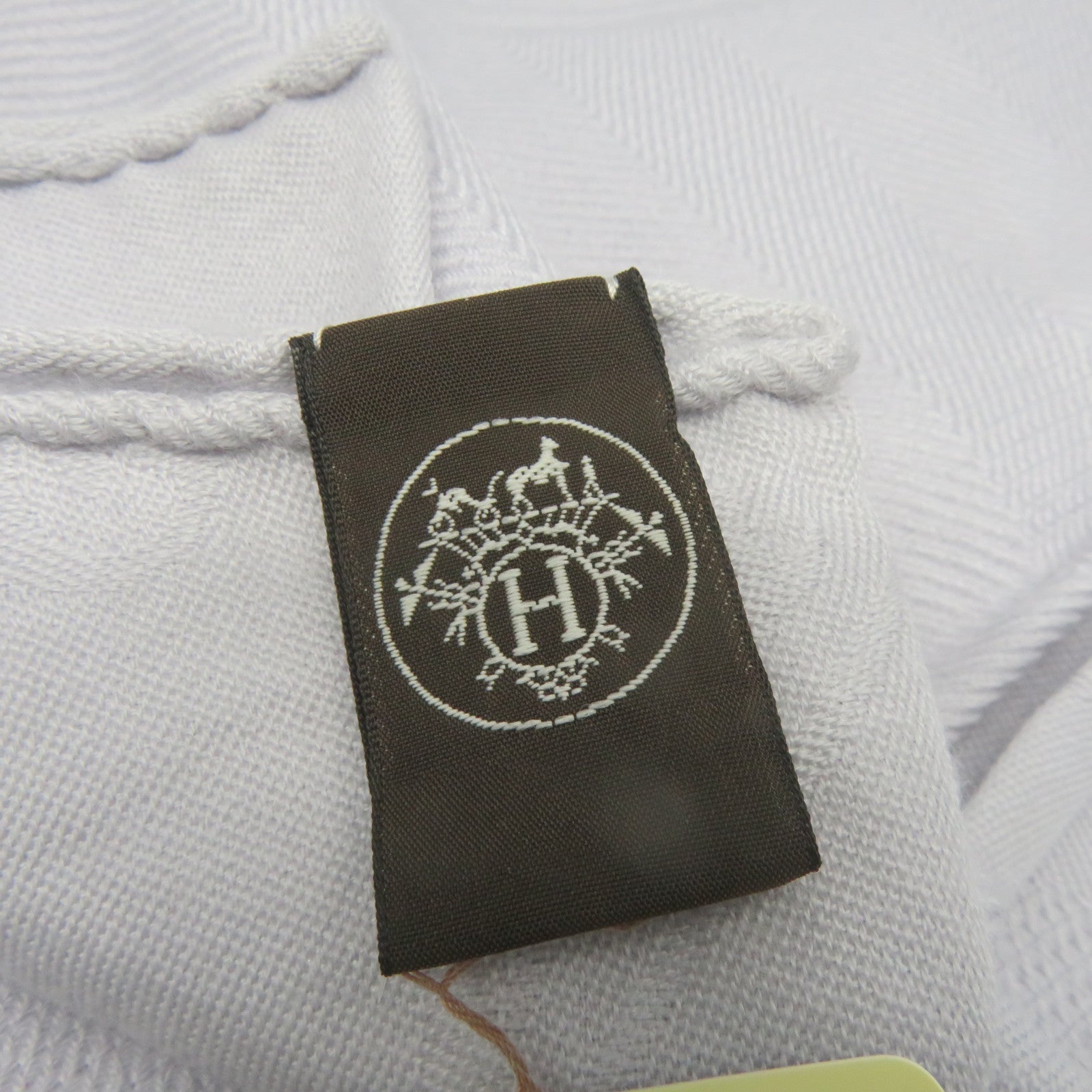 HERMES Cashmere/丝质Scarf围巾灰色