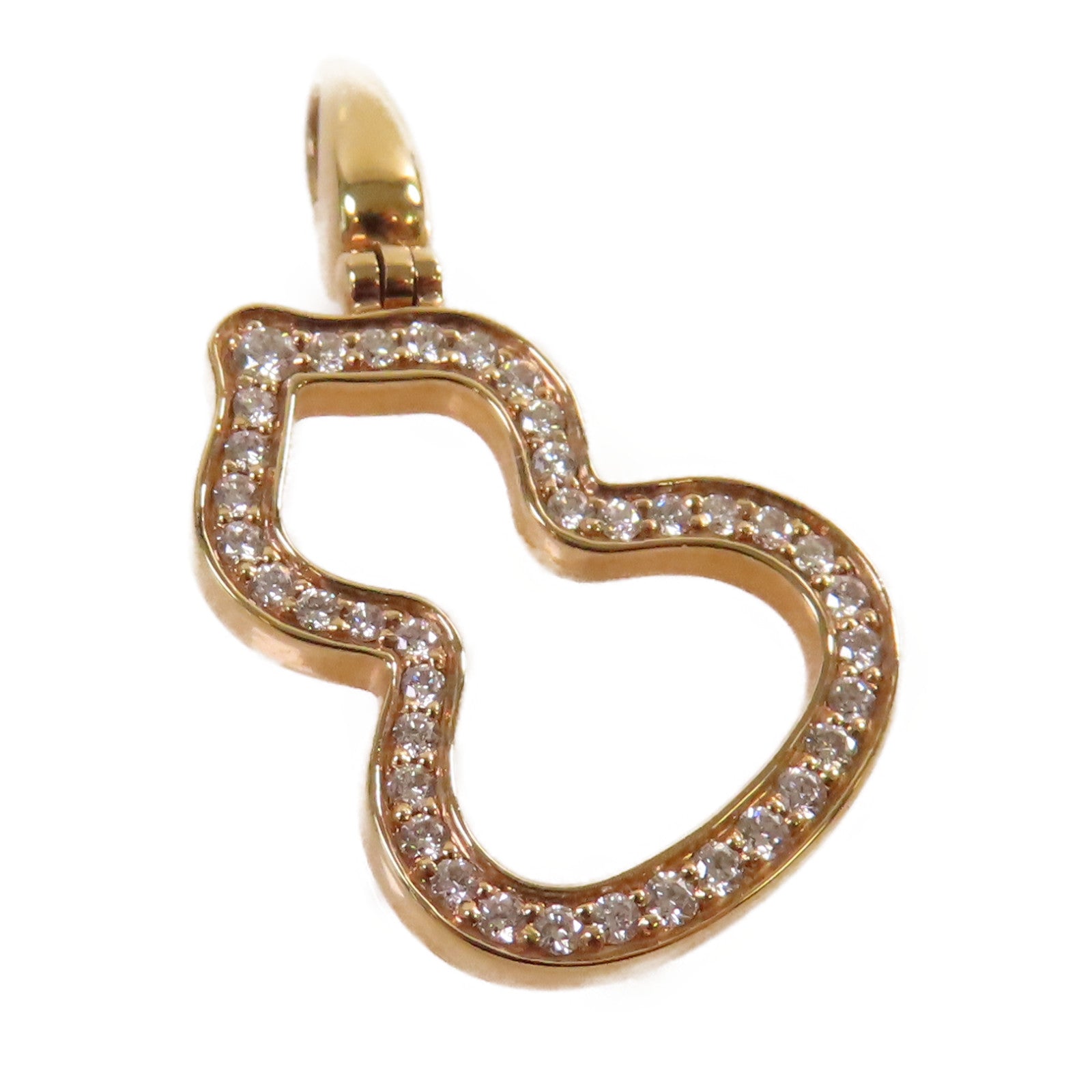 JEWELRY 18K玫瑰金/0.21ct鑽石Qeelin Penden Wulu Pendant Top吊墜頭扣
