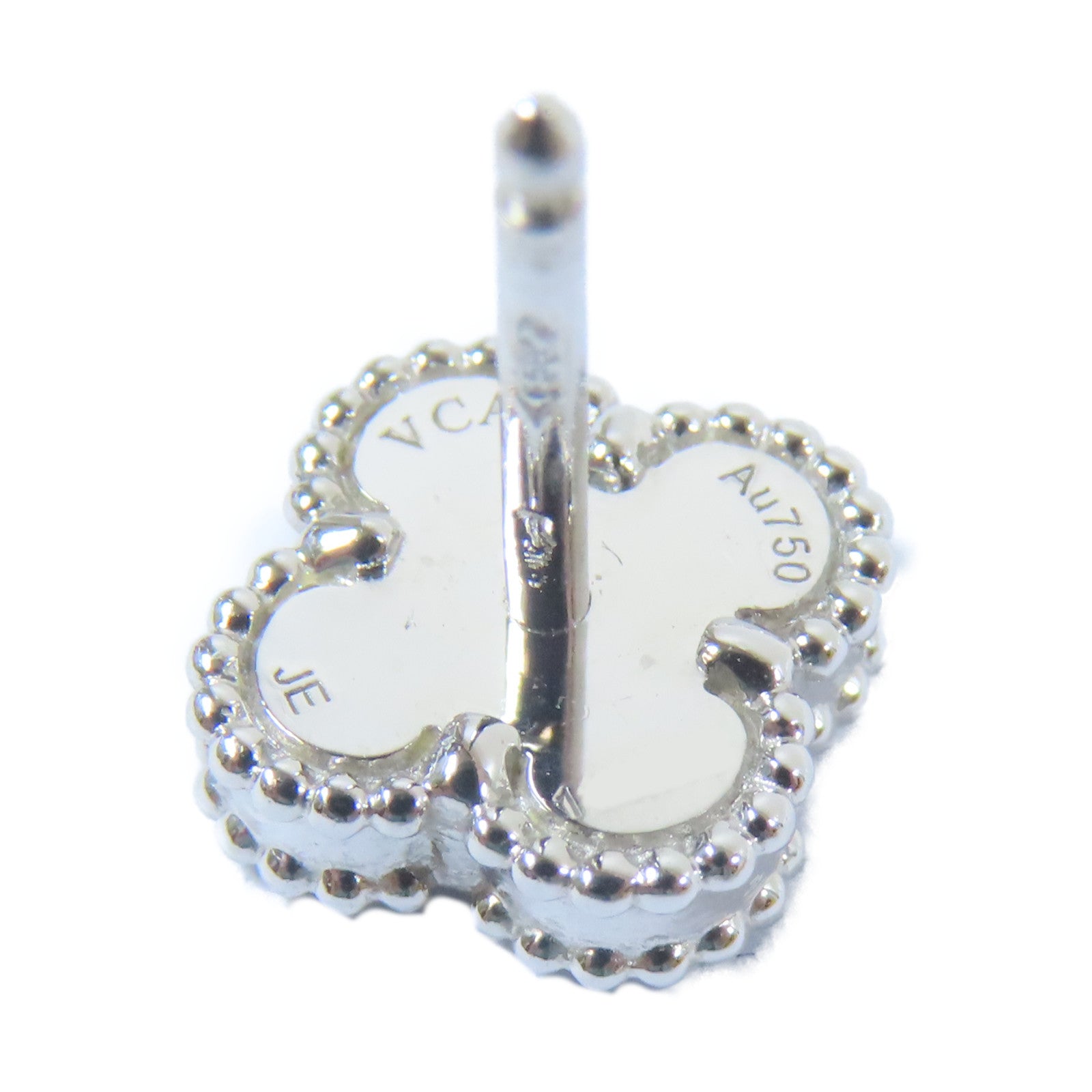 Van Cleef & Arpels 18K白金Sweet Alhambra Earrings耳環