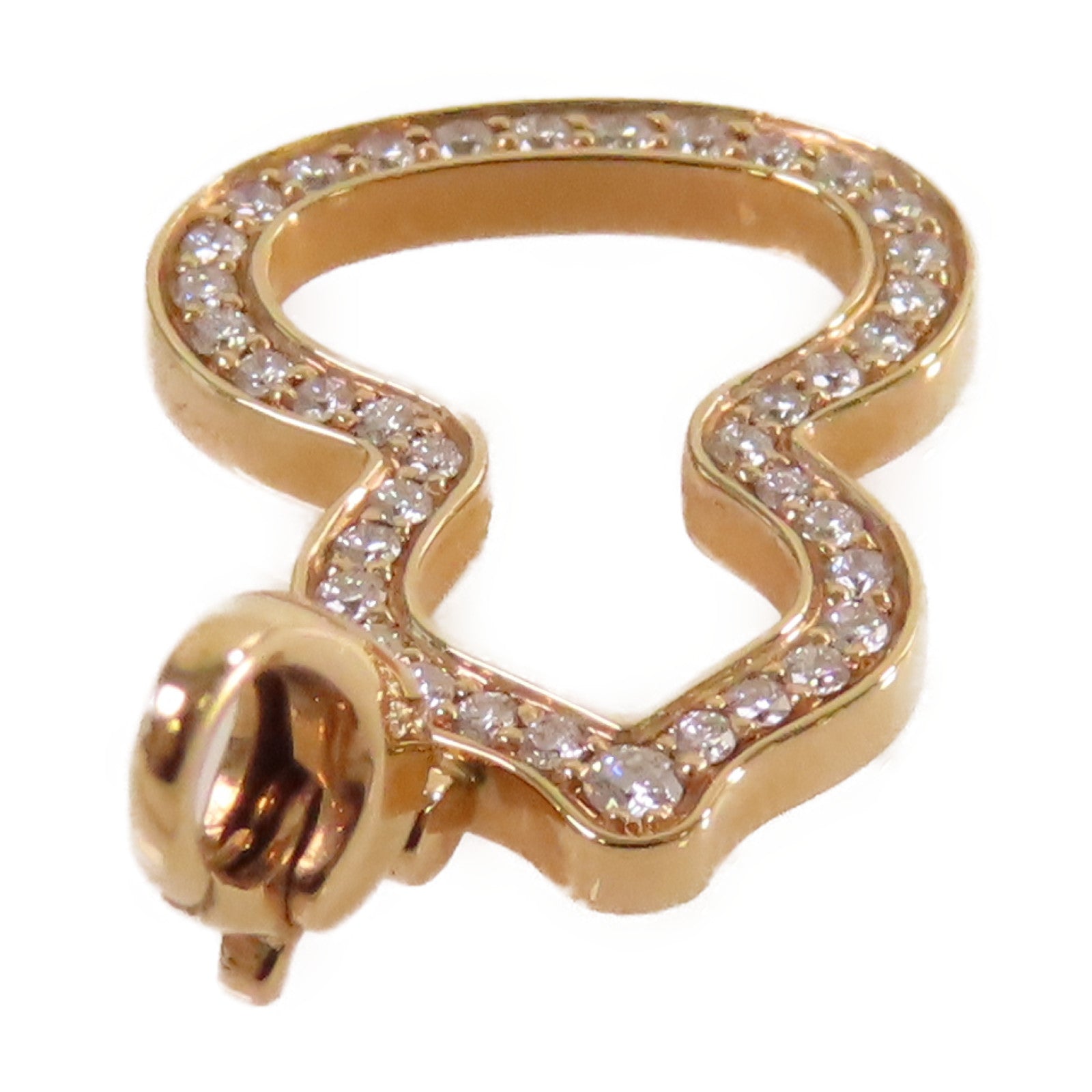 JEWELRY 18K玫瑰金/0.21ct鑽石Qeelin Penden Wulu Pendant Top吊墜頭扣