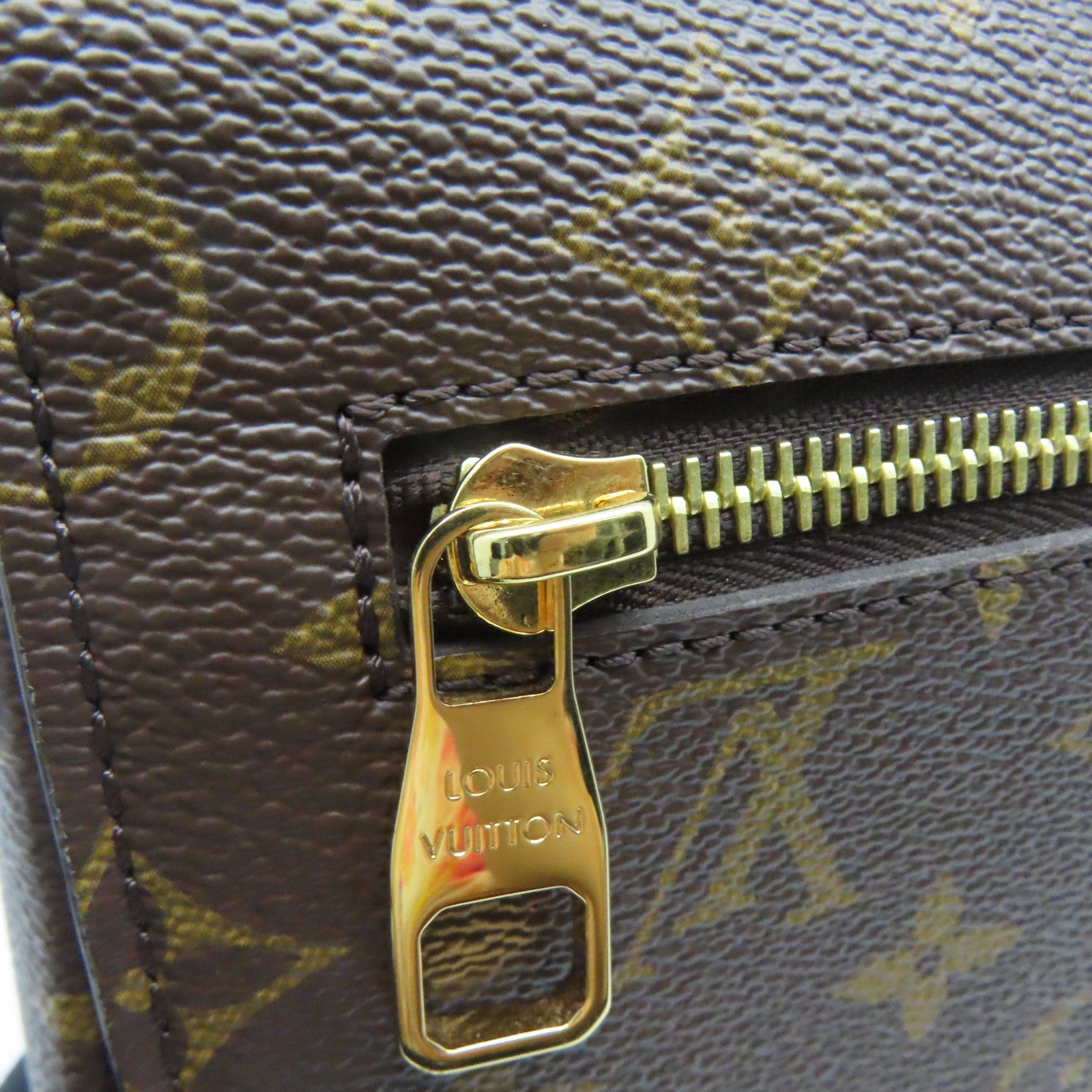 LOUIS VUITTON Monogram Pochette Metis金扣手挽肩背两用袋啡色