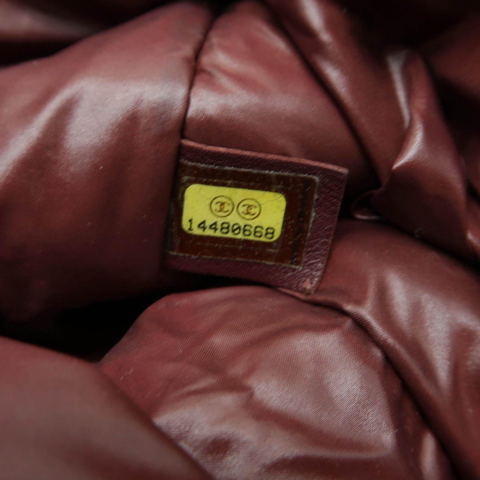 CHANEL 菱格尼龍Coco Cocoon銀扣肩背袋黒色
