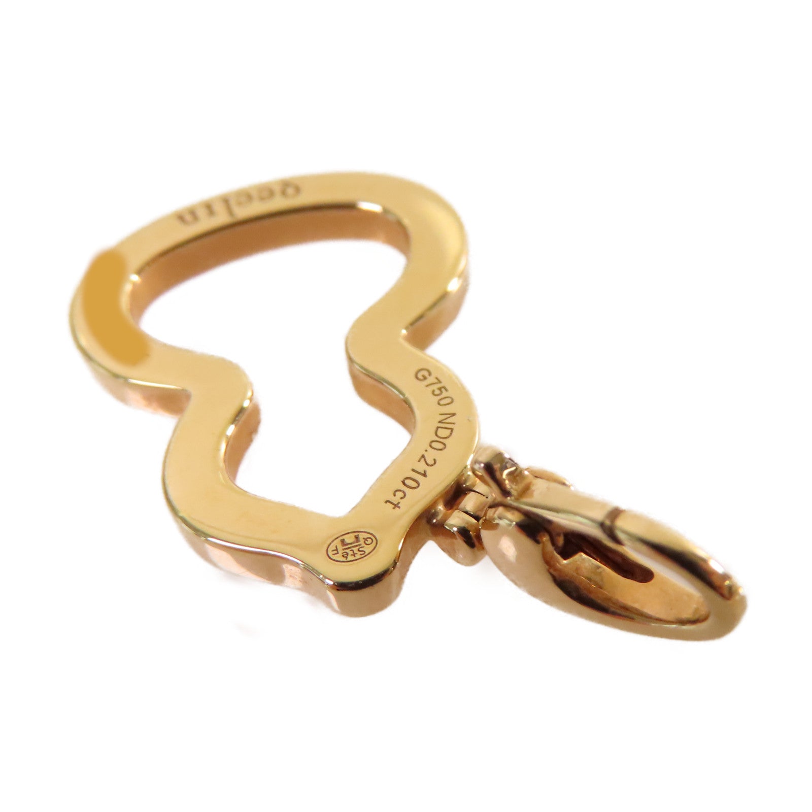 JEWELRY 18K玫瑰金/0.21ct鑽石Qeelin Penden Wulu Pendant Top吊墜頭扣