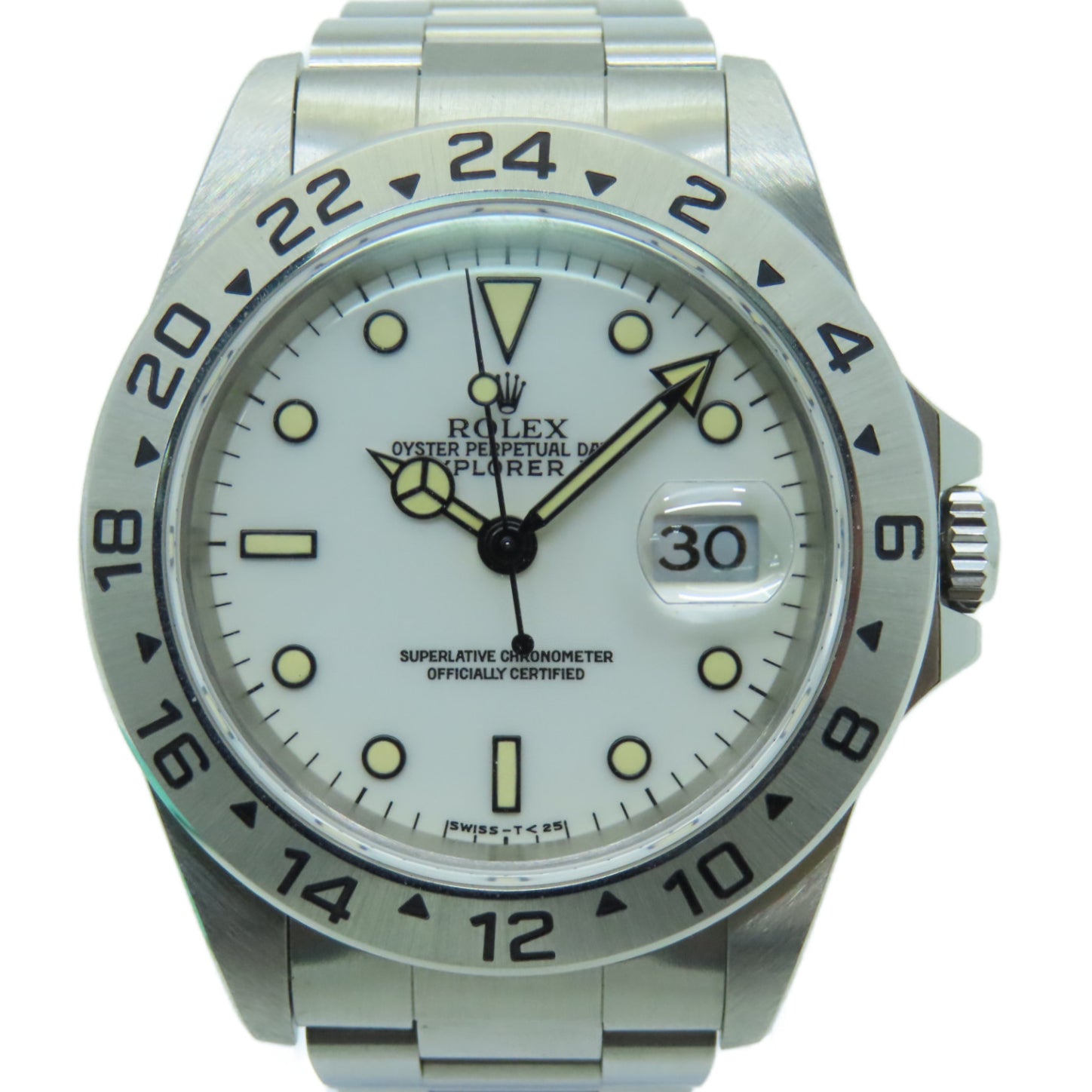 ROLEX Explorer II Stainless Steel Watch Automatic Movement White