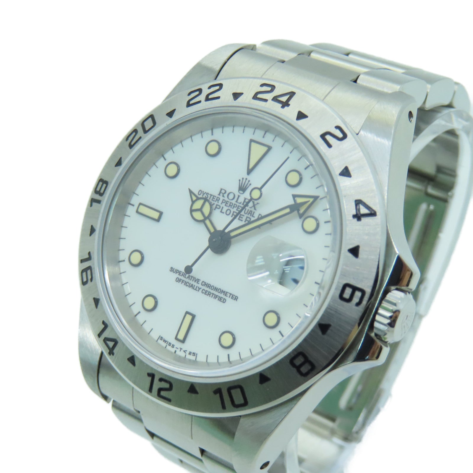 ROLEX Explorer II Stainless Steel Watch Automatic Movement White
