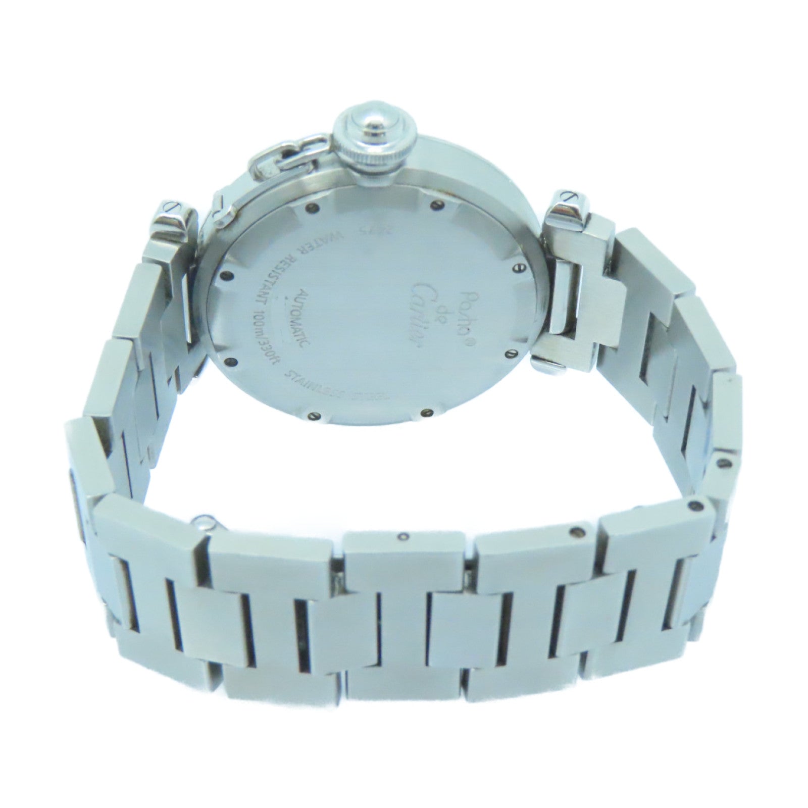 CARTIER Pasha C不锈钢手表自动机芯白色