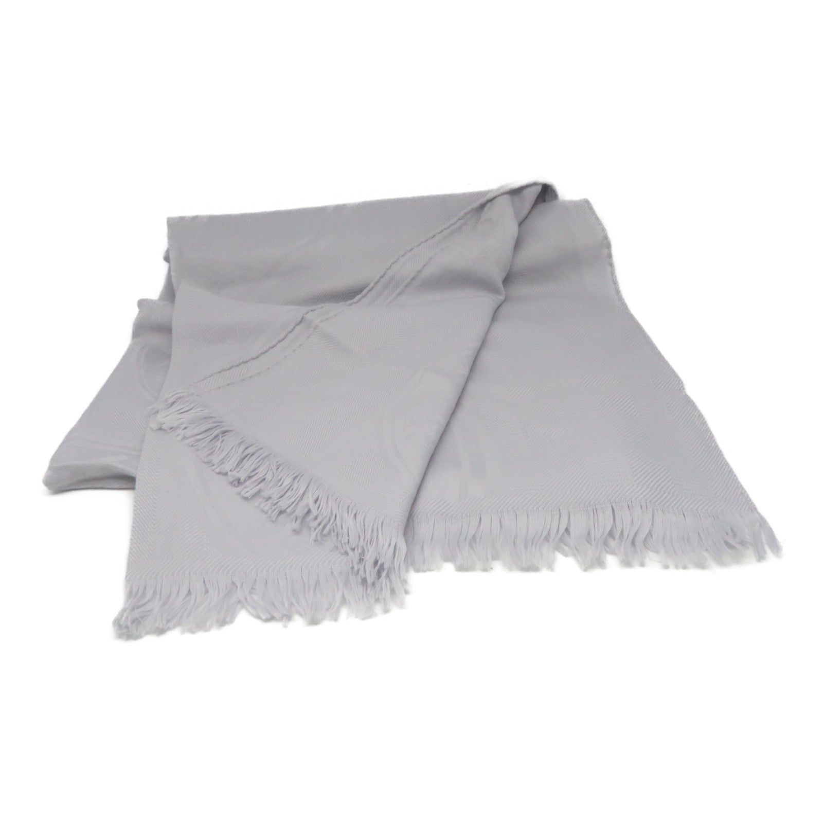 HERMES Cashmere/丝质Scarf围巾灰色