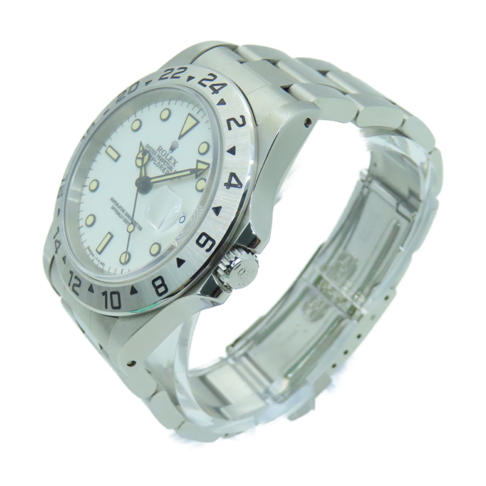 ROLEX Explorer II Stainless Steel Watch Automatic Movement White