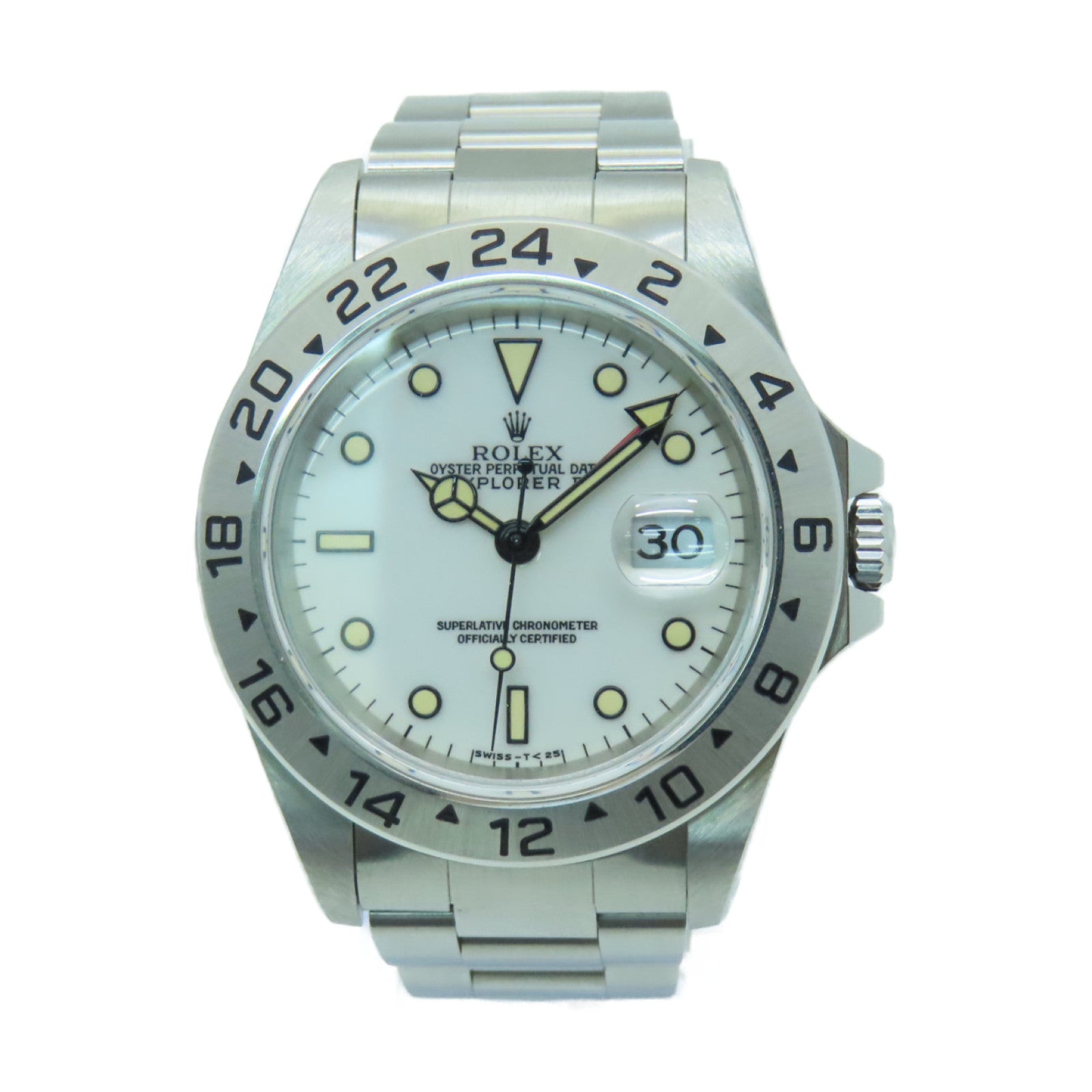 ROLEX Explorer II Stainless Steel Watch Automatic Movement White