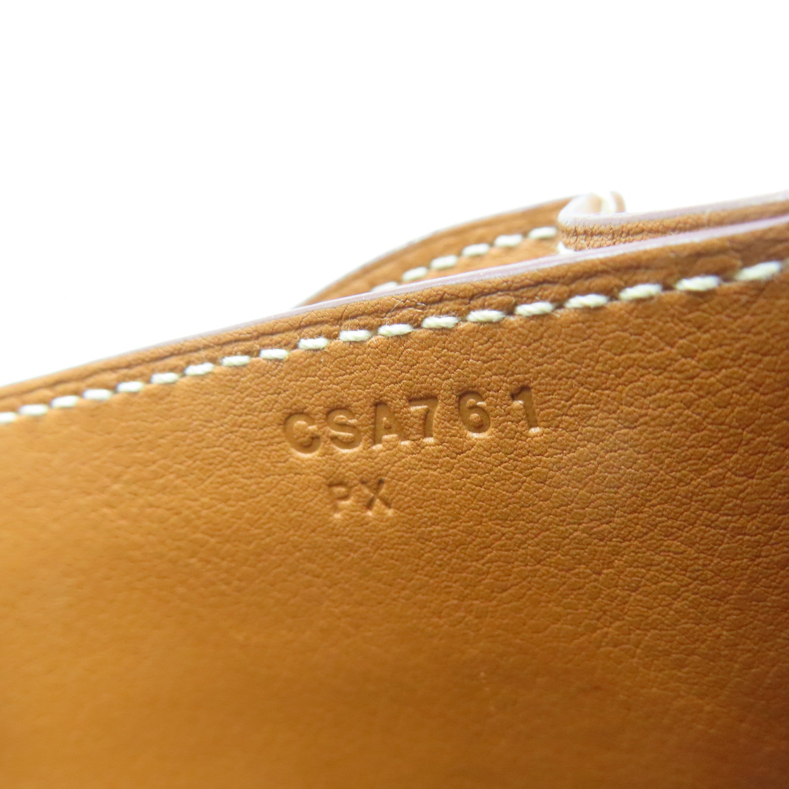 HERMES Swift Leather Constance Mini Gold Buckle Handle Shoulder Bag Brown