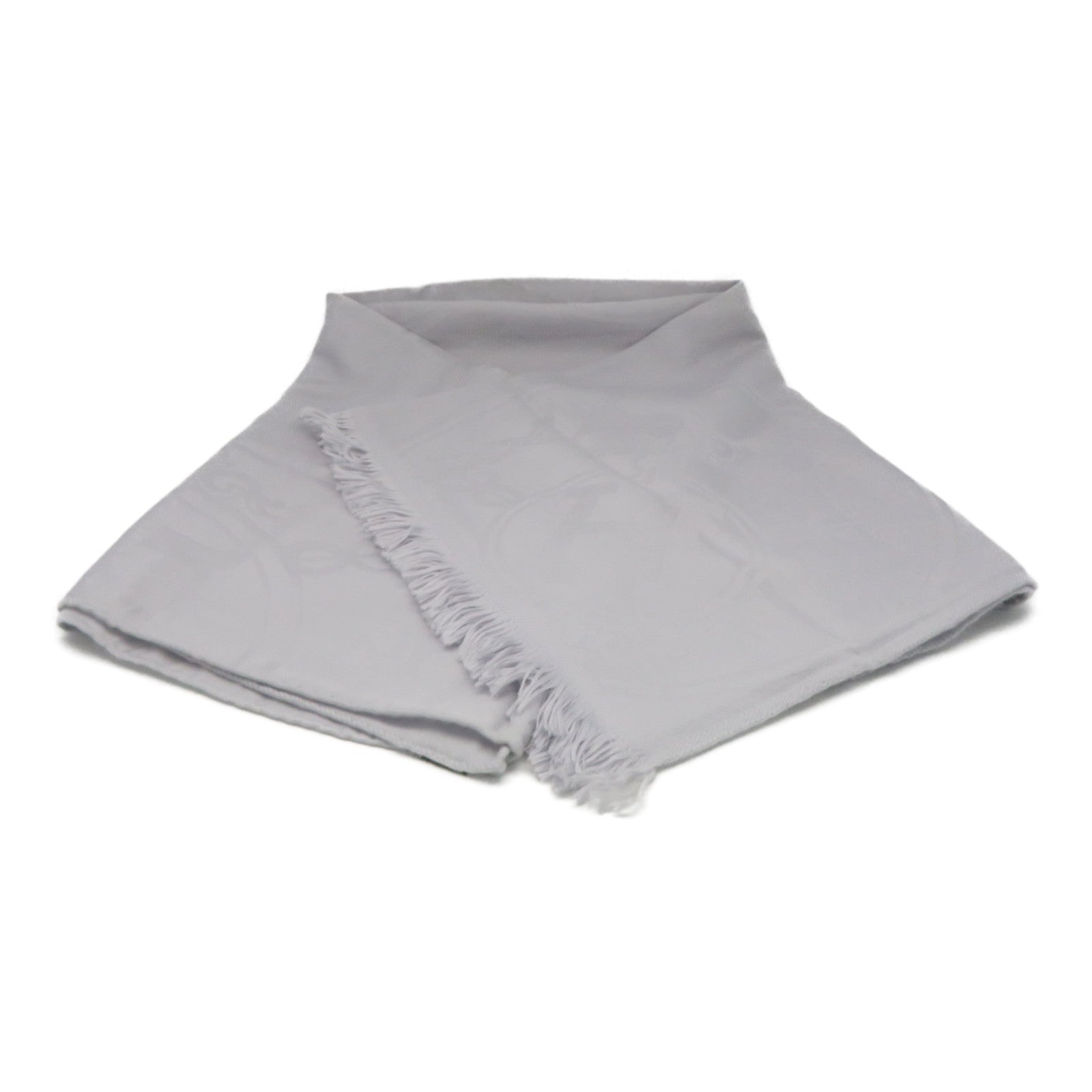 HERMES Cashmere/丝质Scarf围巾灰色
