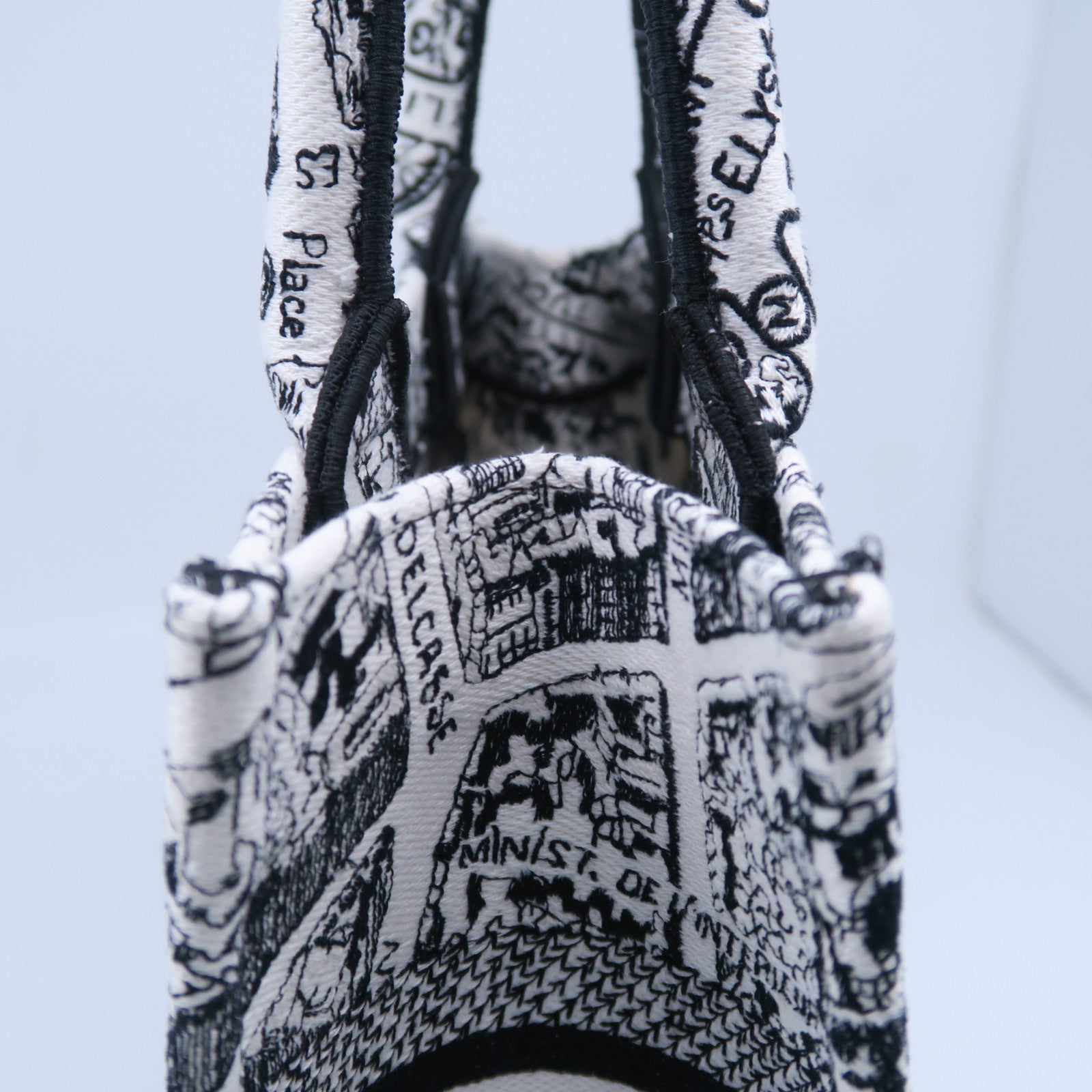 Dior 帆布Book Tote Bag手挽袋黑色/白色