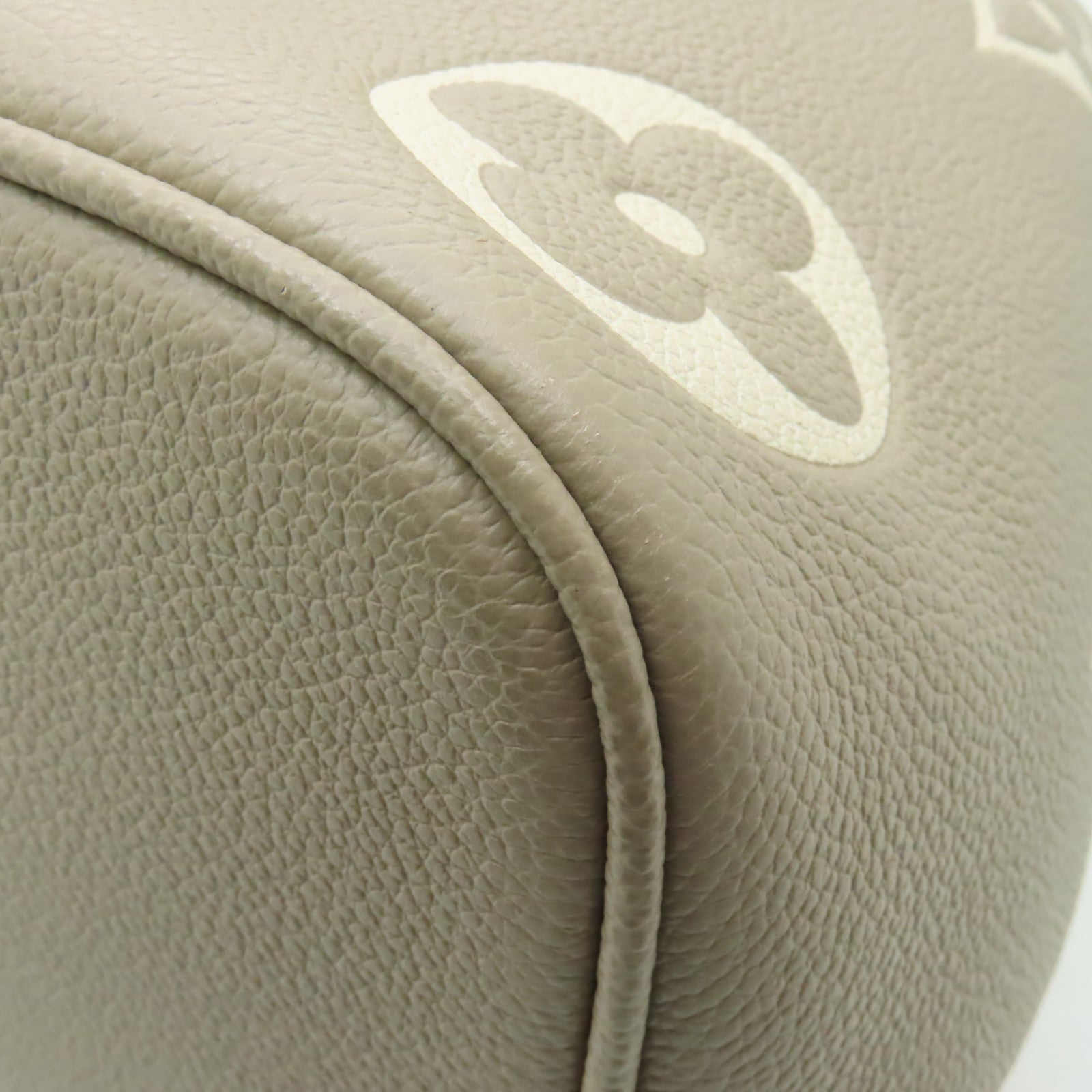LOUIS VUITTON Monogram Empreinte NeoNoe金扣手挽肩背兩用袋米色
