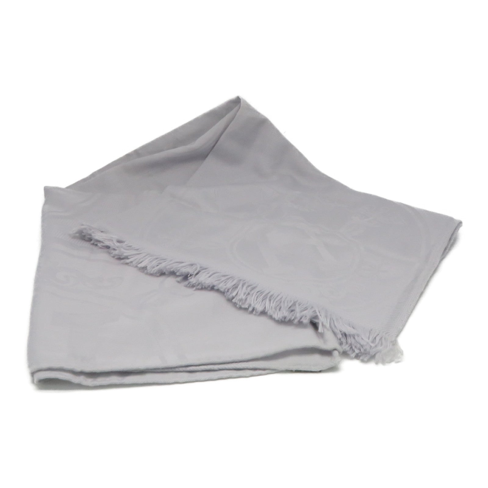 HERMES Cashmere/丝质Scarf围巾灰色