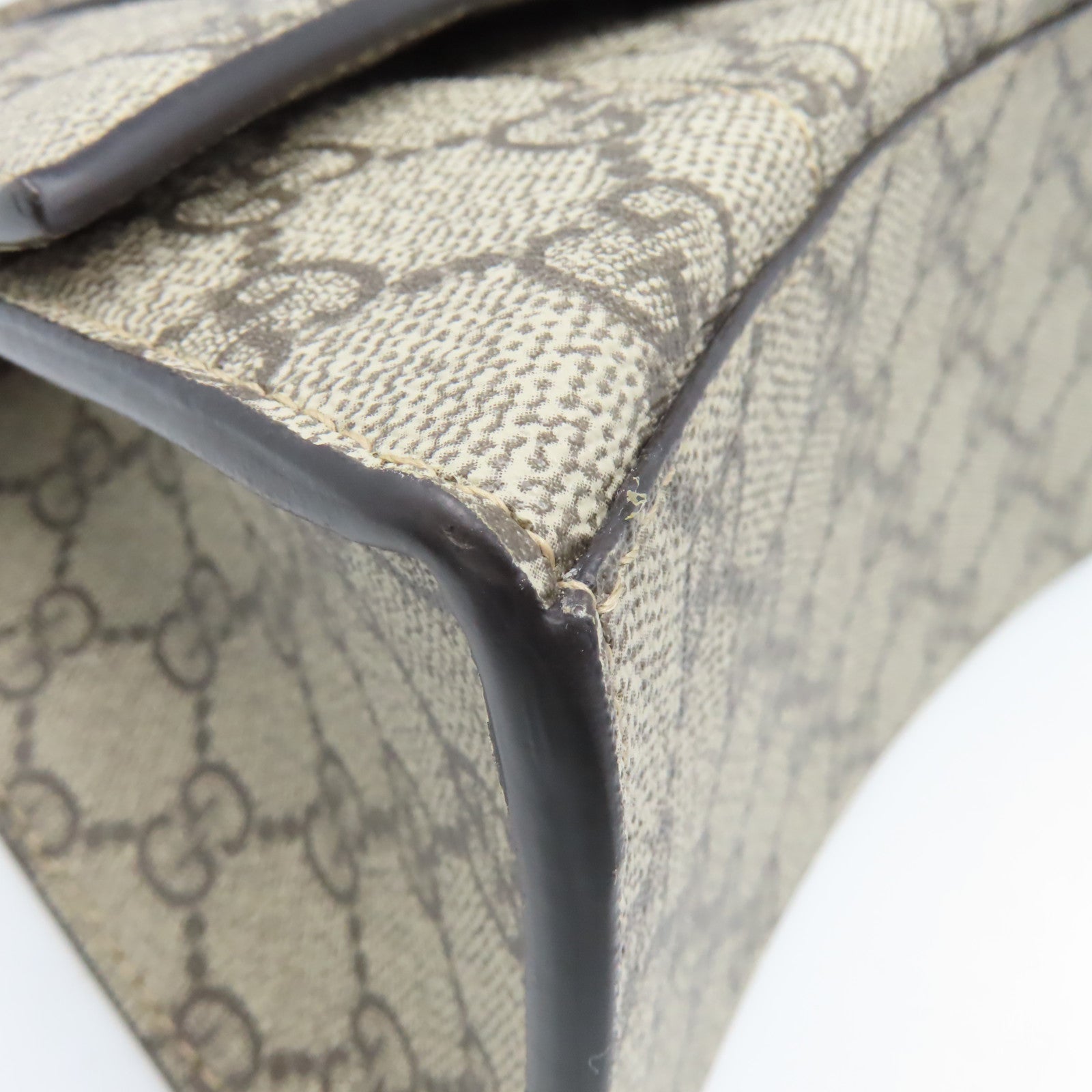 GUCCI 塗層帆布Gucci x Balenciaga The Hacker Project Hourglass Small 2Way Shoulder Bag金扣手挽肩背兩用袋啡色