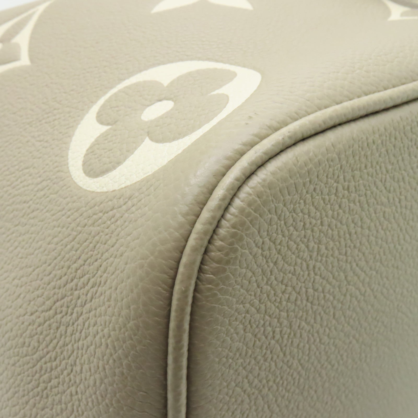 LOUIS VUITTON Monogram Empreinte NeoNoe金扣手挽肩背兩用袋米色