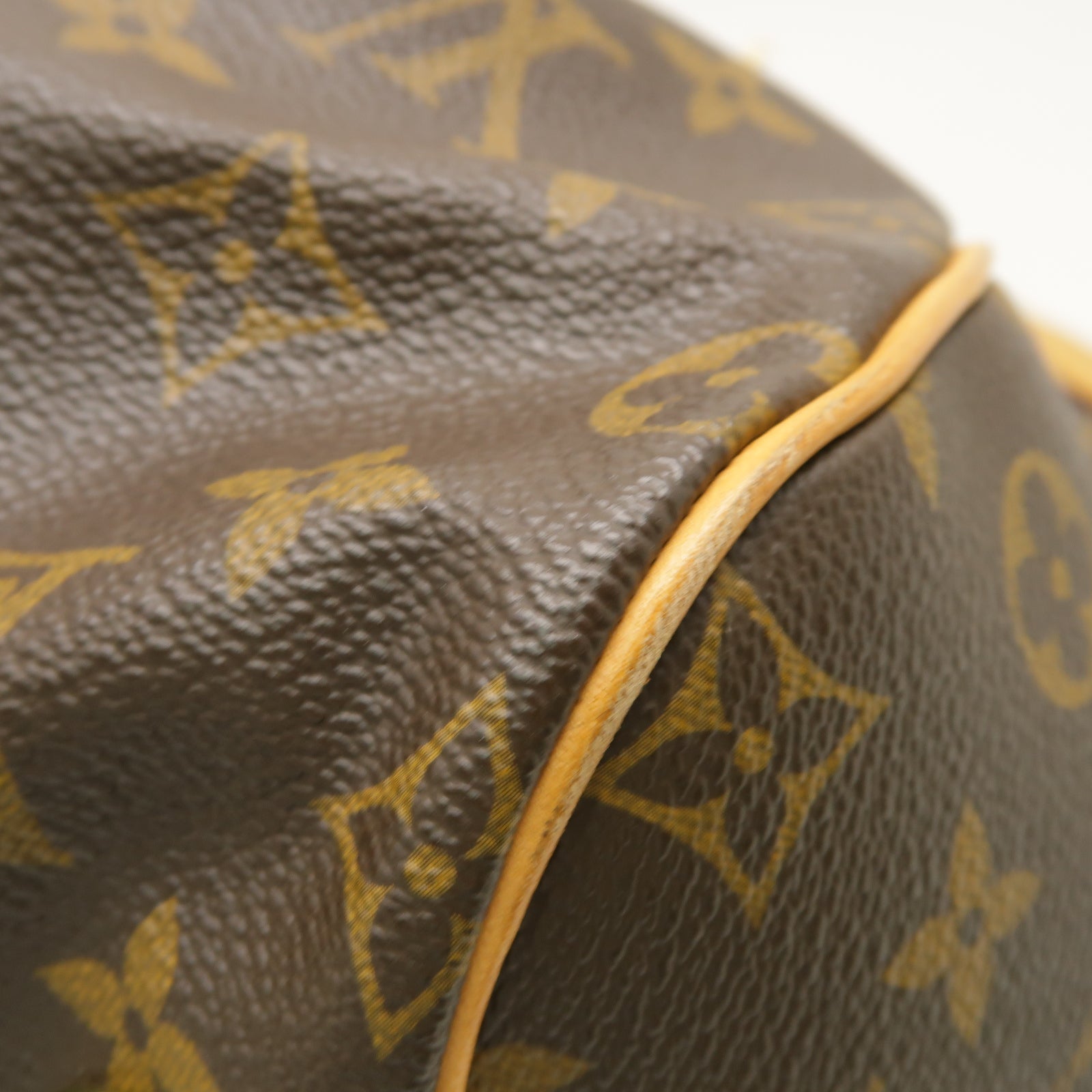 LOUIS VUITTON Monogram Tivoli GM金扣肩背袋棕色