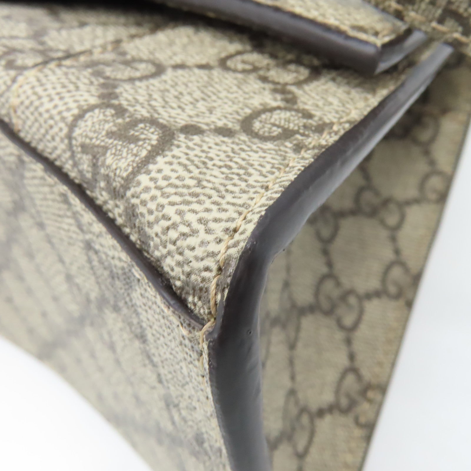 GUCCI 塗層帆布Gucci x Balenciaga The Hacker Project Hourglass Small 2Way Shoulder Bag金扣手挽肩背兩用袋啡色