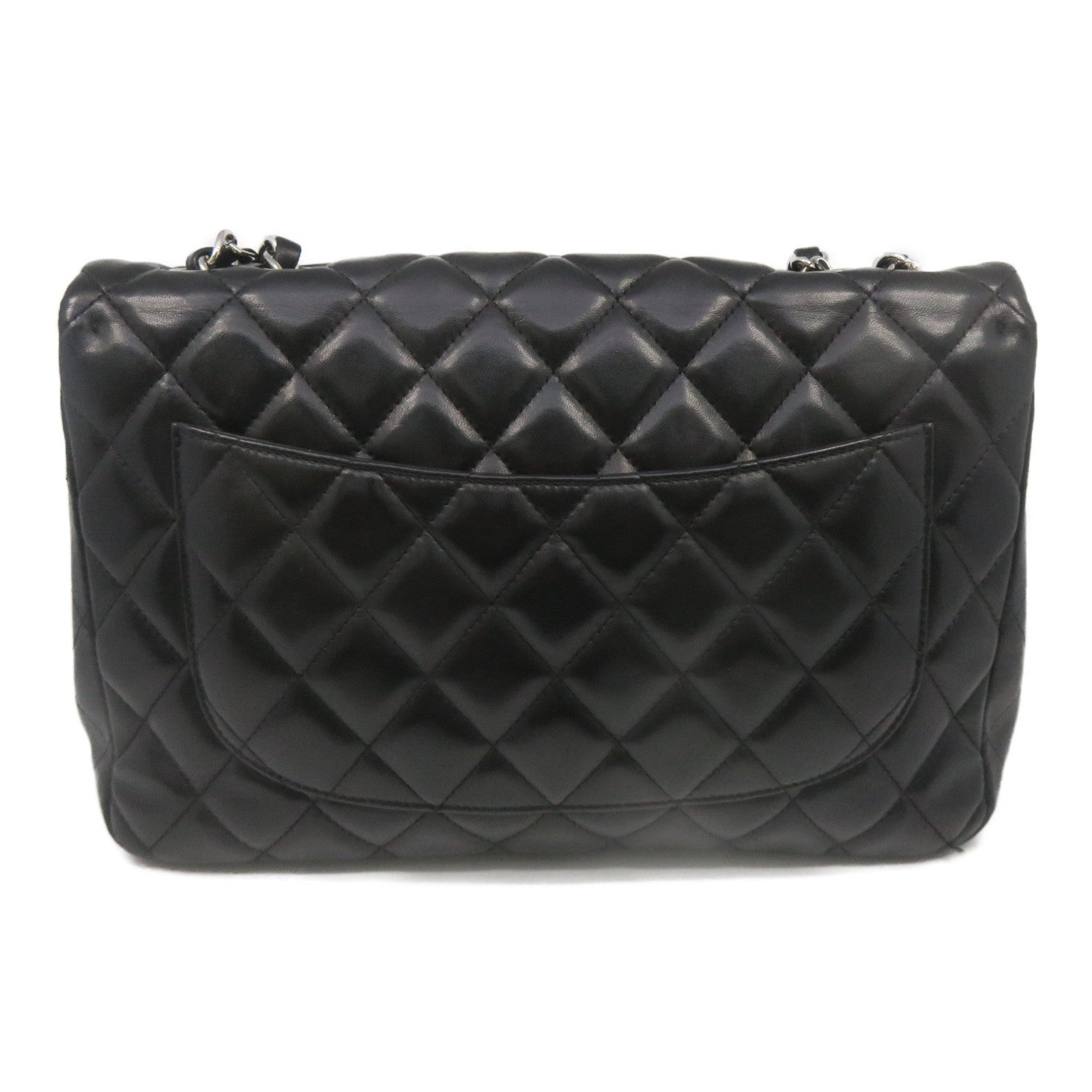 CHANEL [Sharp Reduction Offer] Lingge Sheepskin Leather Chain Shoulder Silver Buckle Shoulder Bag Black