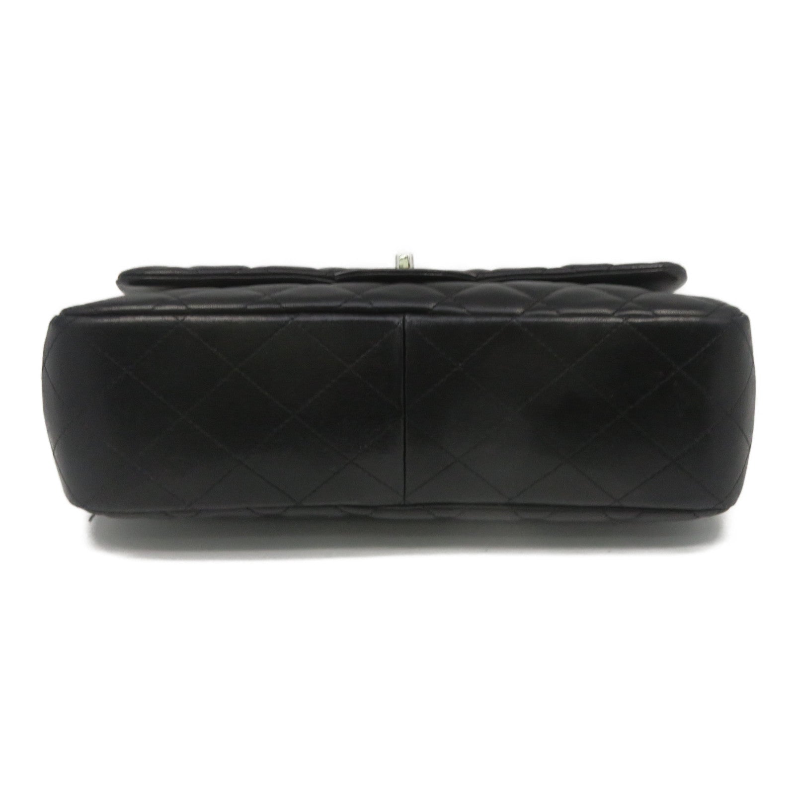 CHANEL [Sharp Reduction Offer] Lingge Sheepskin Leather Chain Shoulder Silver Buckle Shoulder Bag Black