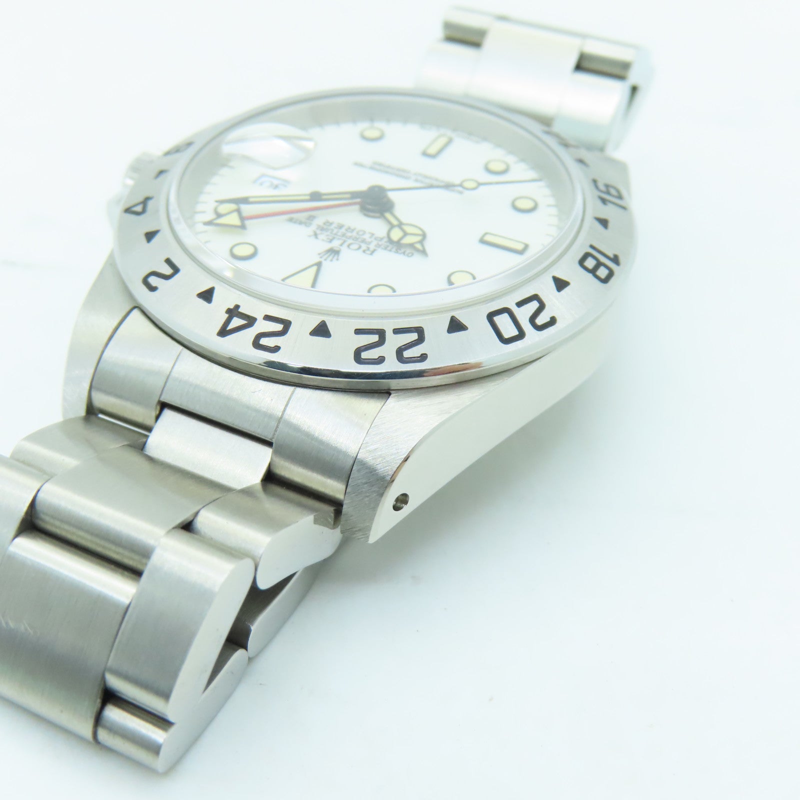 ROLEX Explorer II Stainless Steel Watch Automatic Movement White