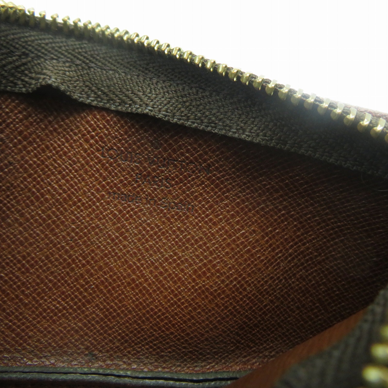 LOUIS VUITTON Monogram Coin Case金扣零錢包啡色