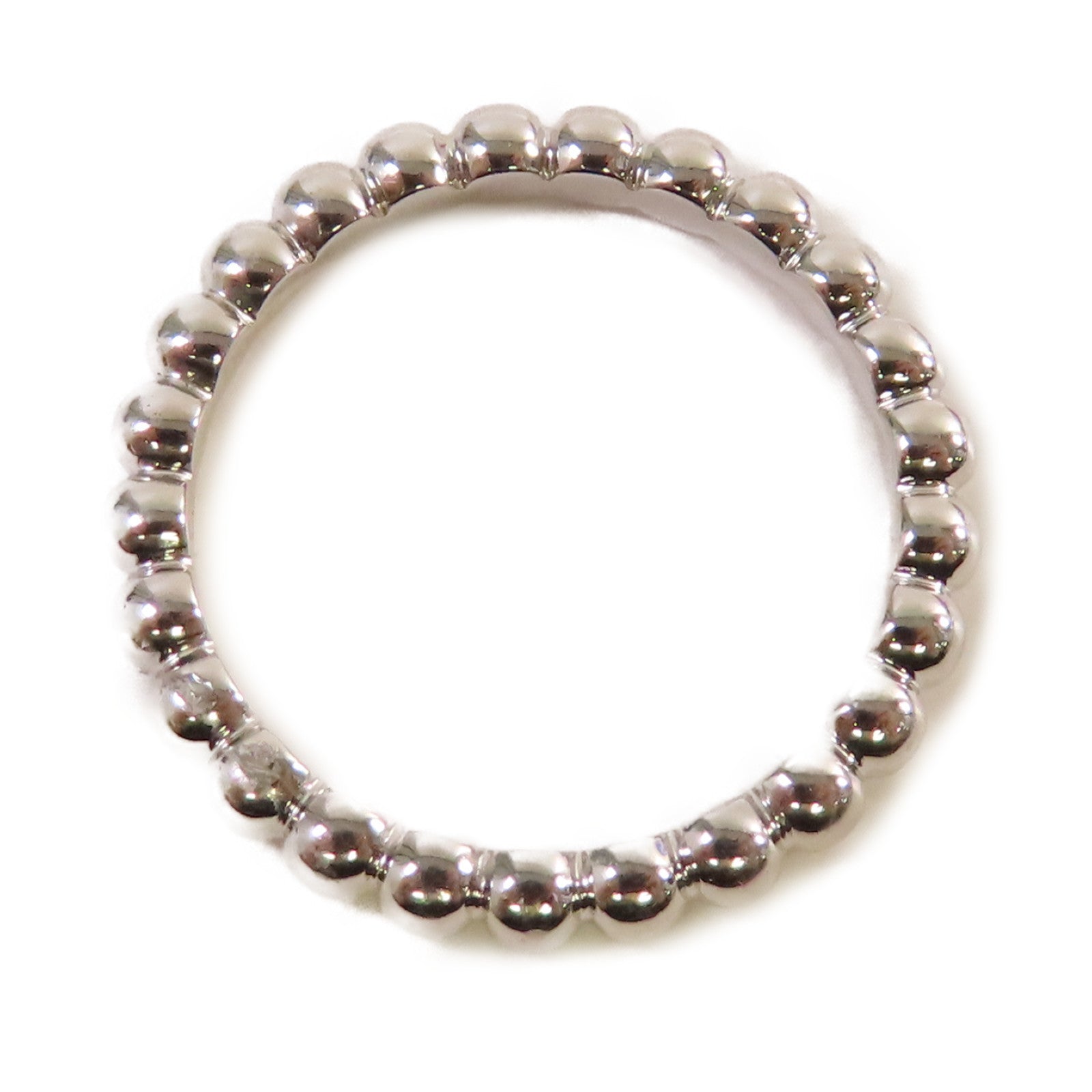 Van Cleef & Arpels 18K黃金Perlee Pearls Ring戒指#55/US#7