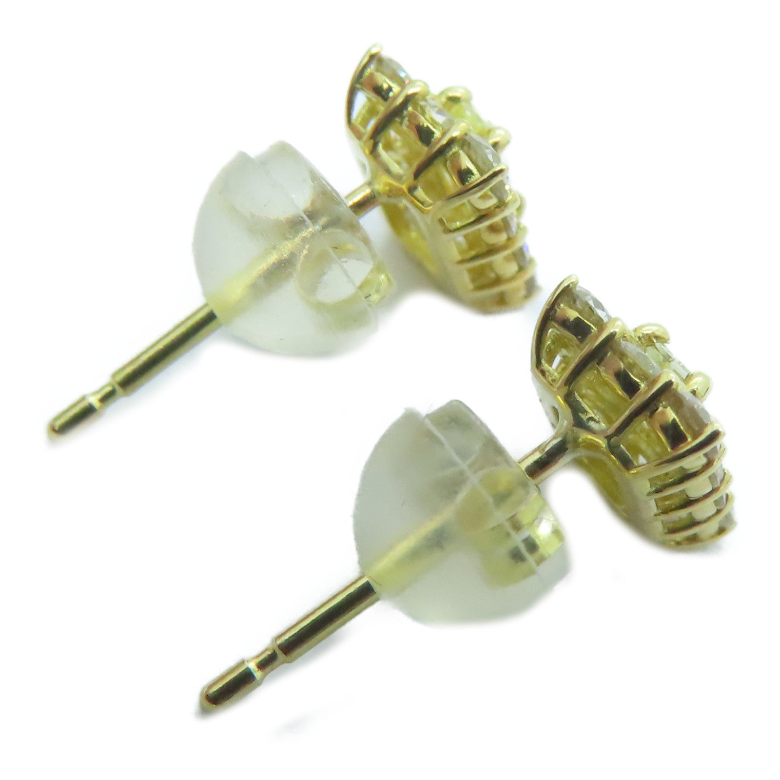 JEWELRY 18K黄金Earrings 0.54ct钻石耳环