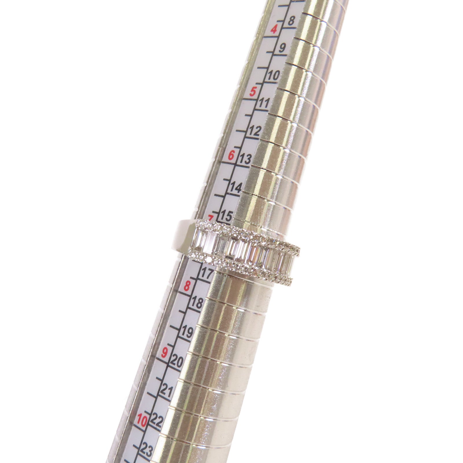 JEWELRY 18K白金/1.21ct/0.55ct鑽石Diamond Ring戒指US#7.5