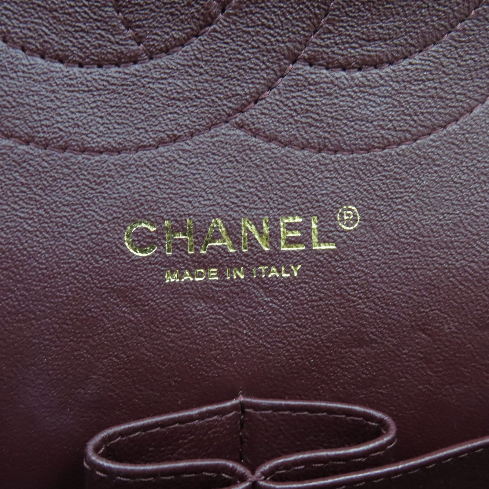 CHANEL 菱格牛皮皮革Chain Shoulder Bag金扣鏈帶肩背袋黑色
