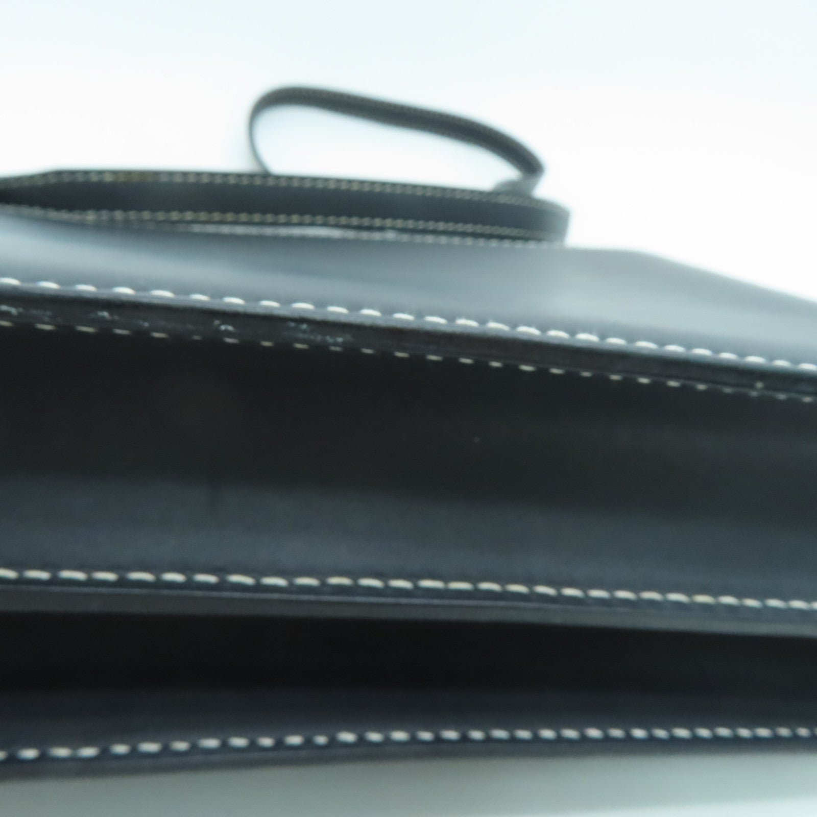 HERMES Sombrero皮革Roulis 23金扣肩背袋黑色