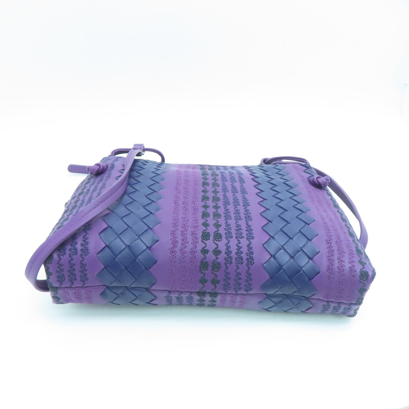 BOTTEGA VENETA 羊皮皮革Shoulder Bag肩背袋紫色
