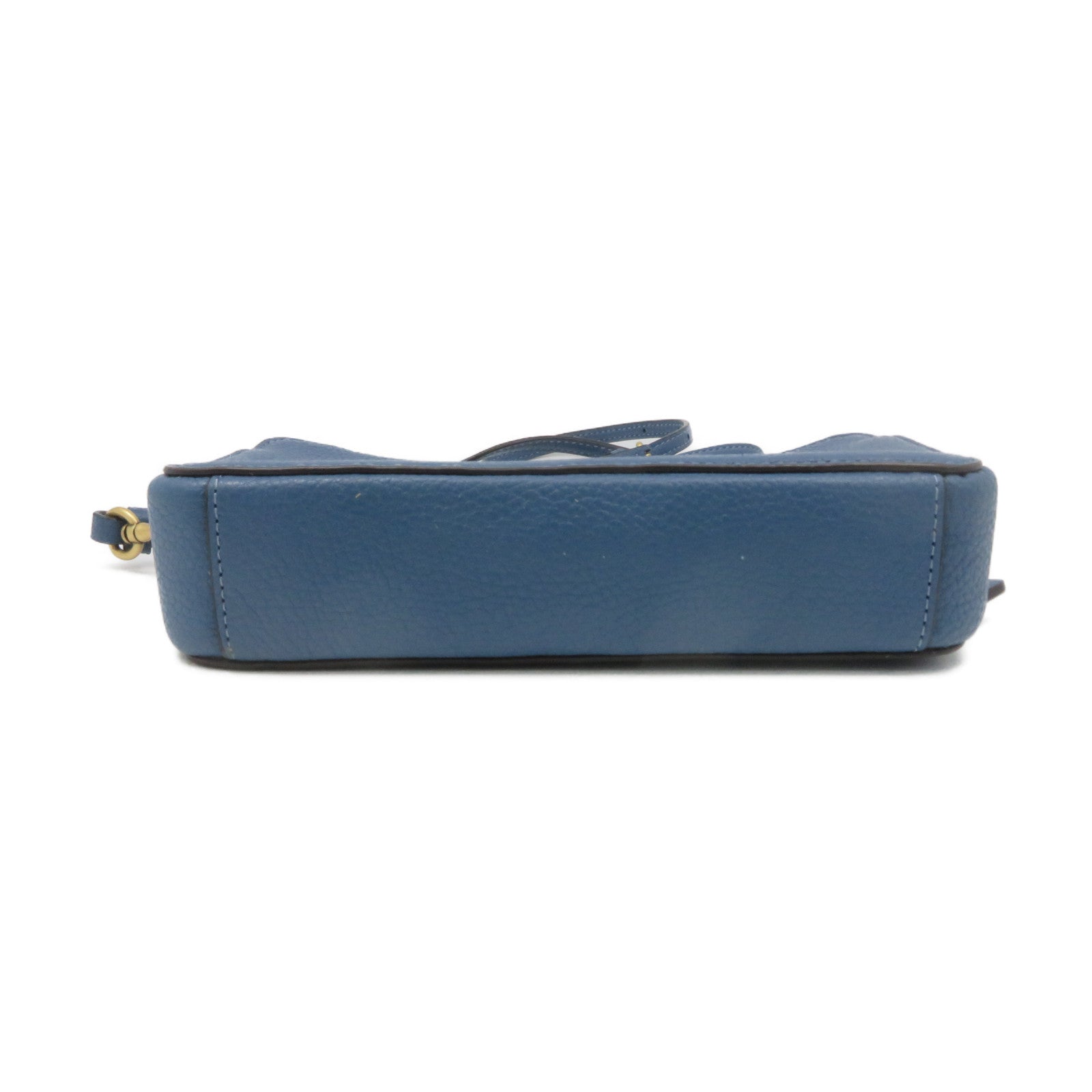 COACH 牛皮皮革Shoulder Bag肩背袋藍色