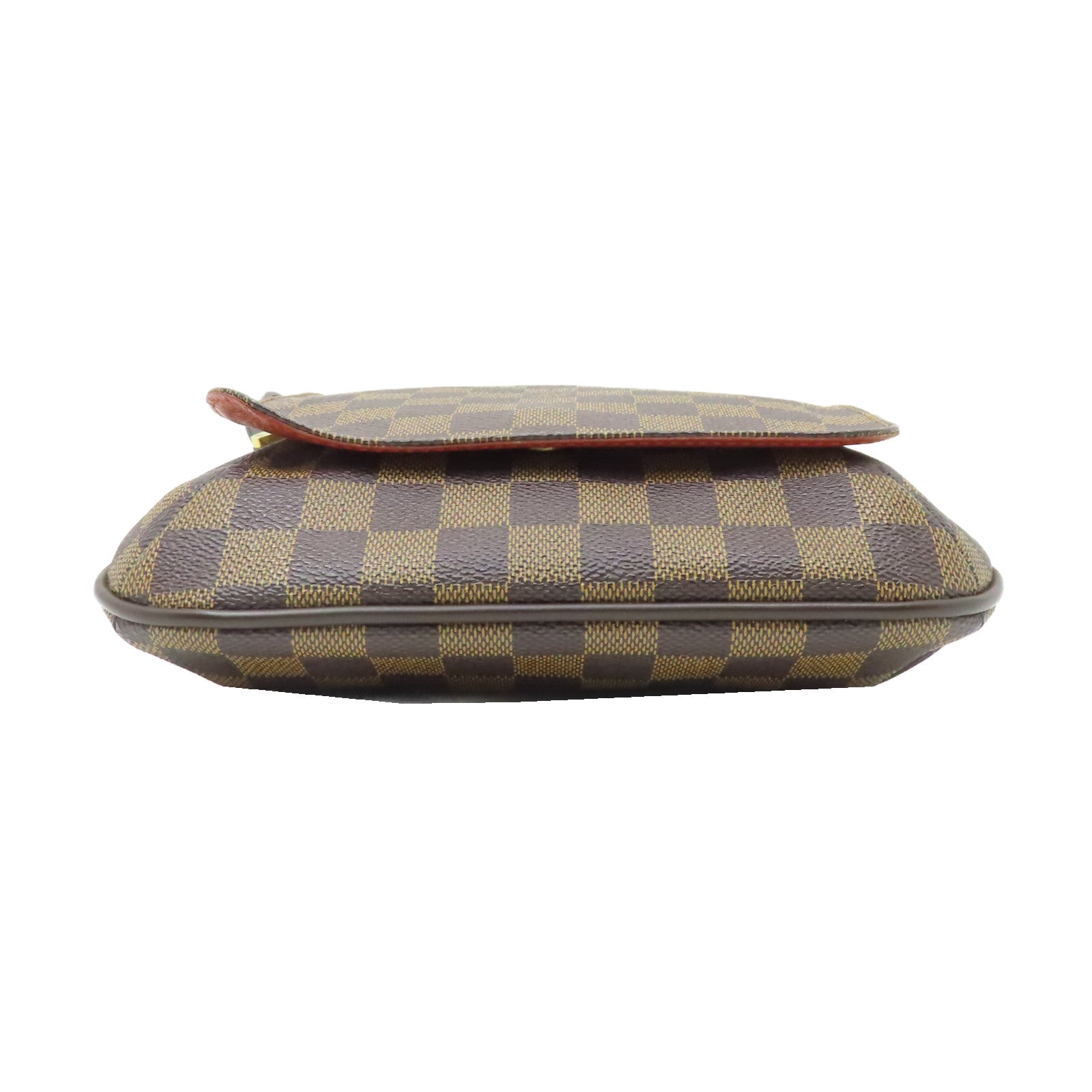 LOUIS VUITTON Damier Musette Salsa金扣肩背袋啡色