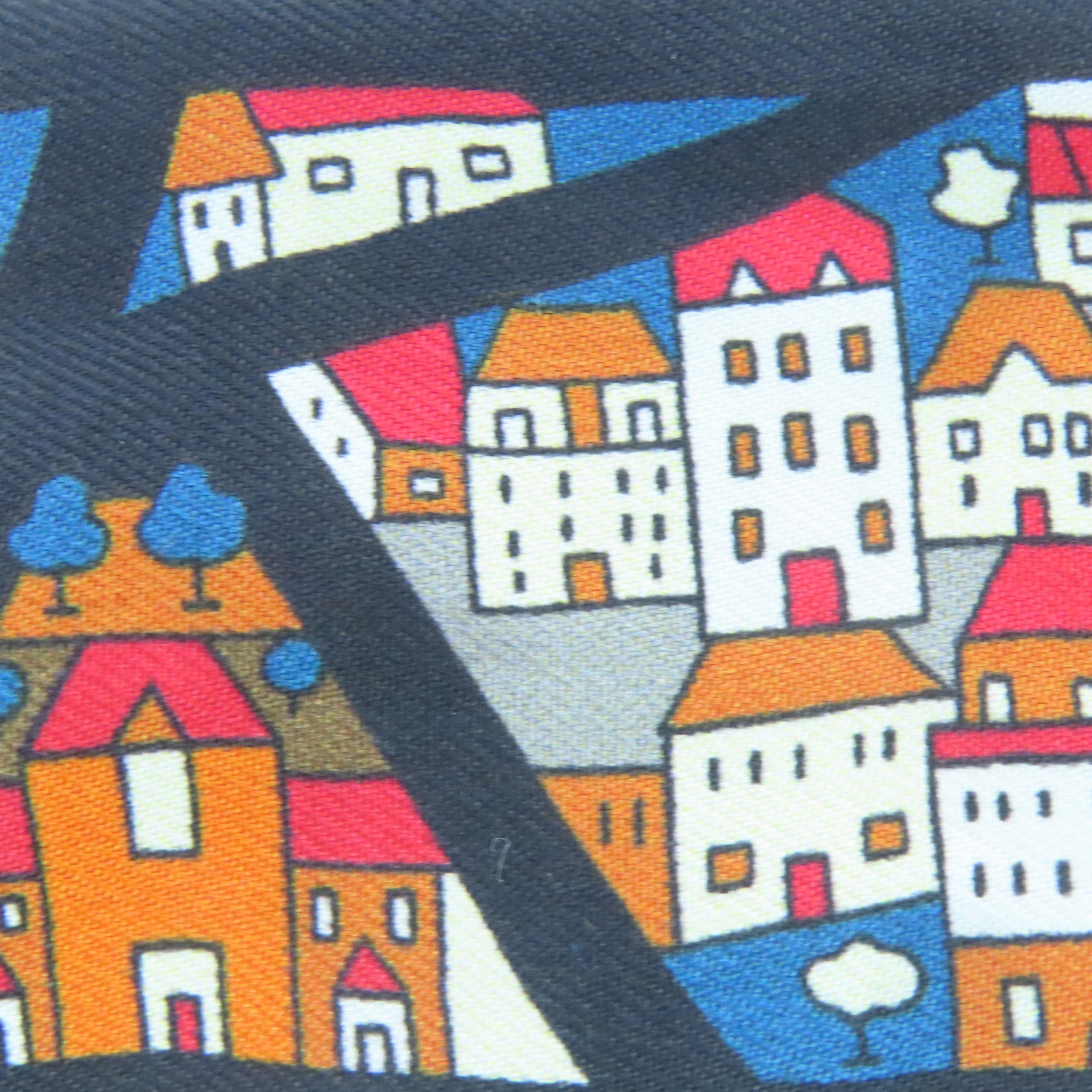 HERMES Silk Twilly Scarf Black/Red