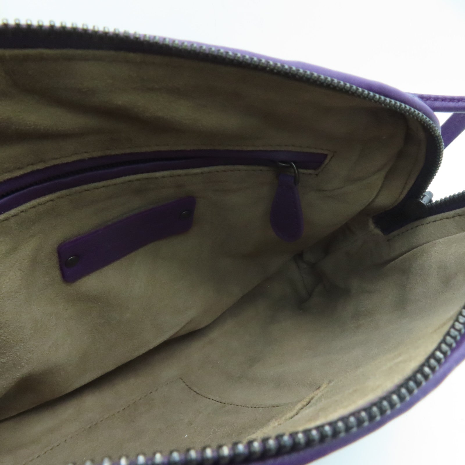 BOTTEGA VENETA 羊皮皮革Shoulder Bag肩背袋紫色
