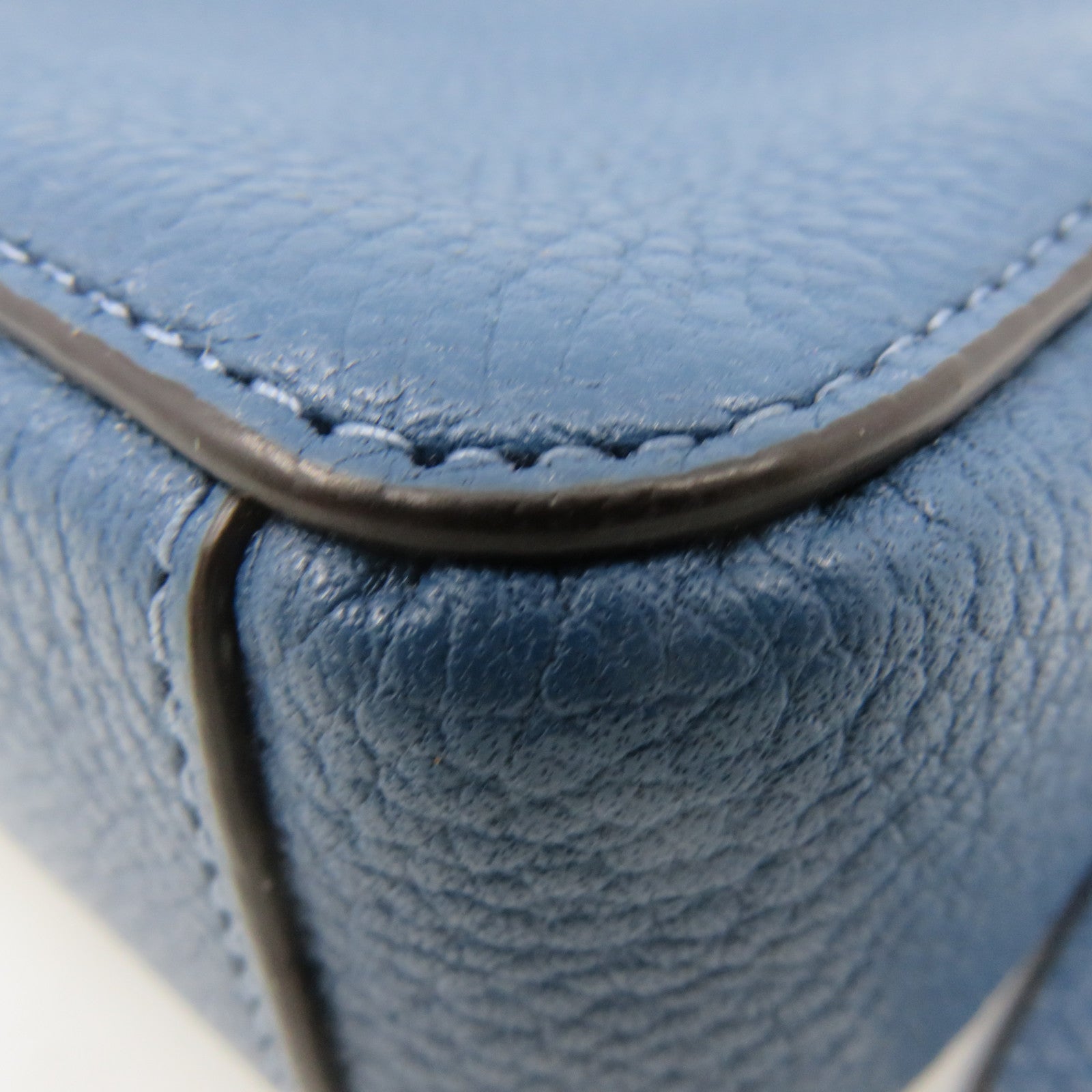 COACH 牛皮皮革Shoulder Bag肩背袋藍色